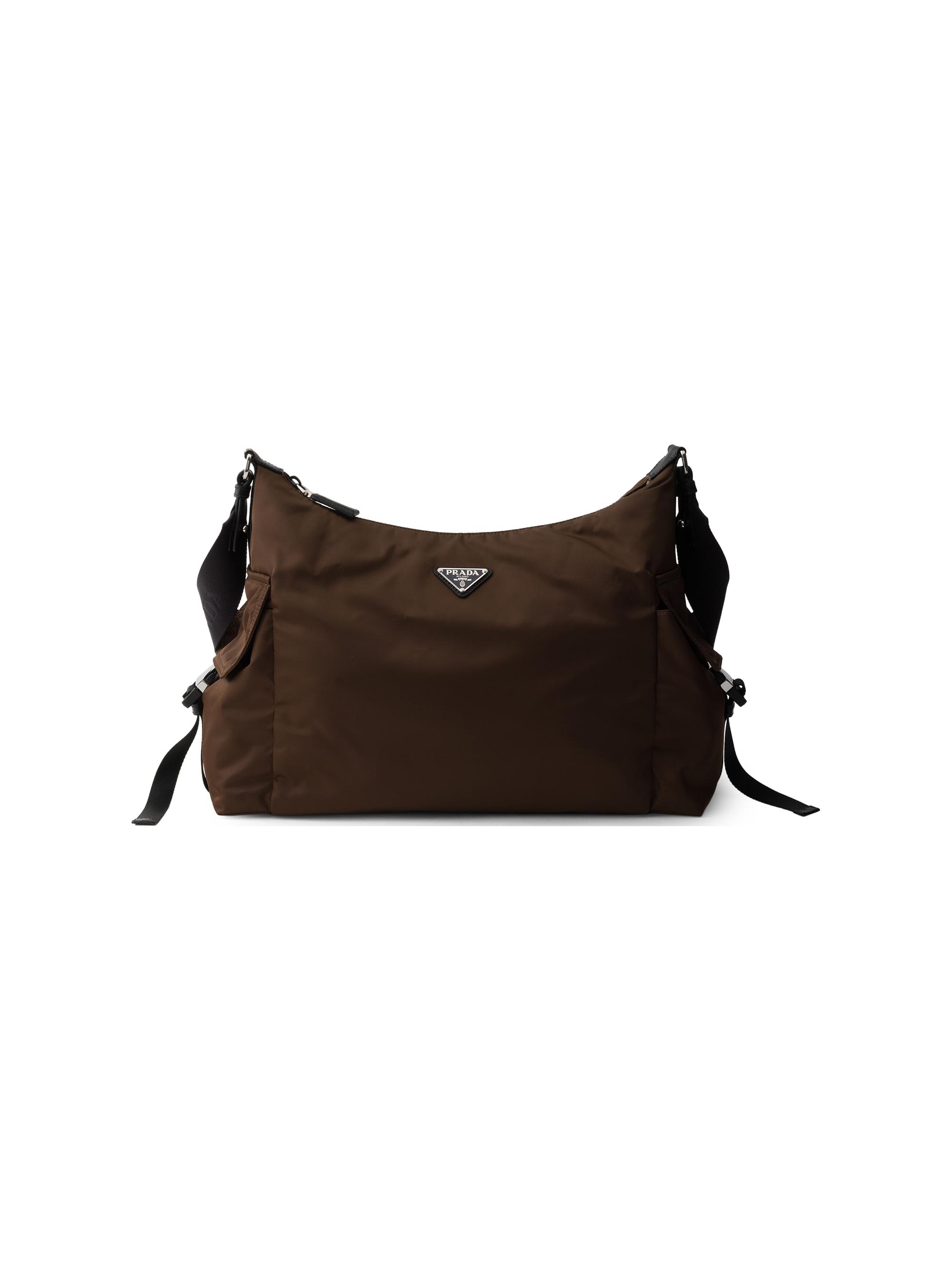 Prada Men's Explore Re-Nylon and Leather Bag - Brown
