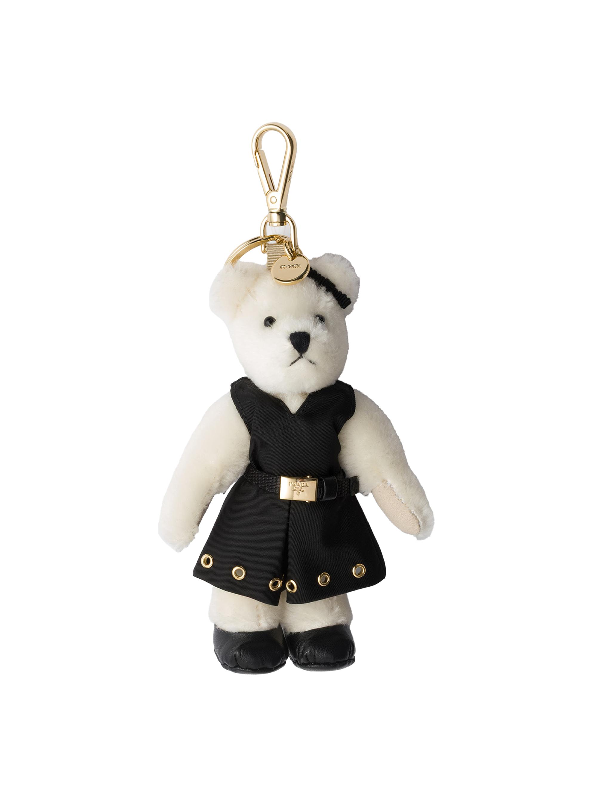Prada Saffiano Leather Keychain | Saks Fifth Avenue