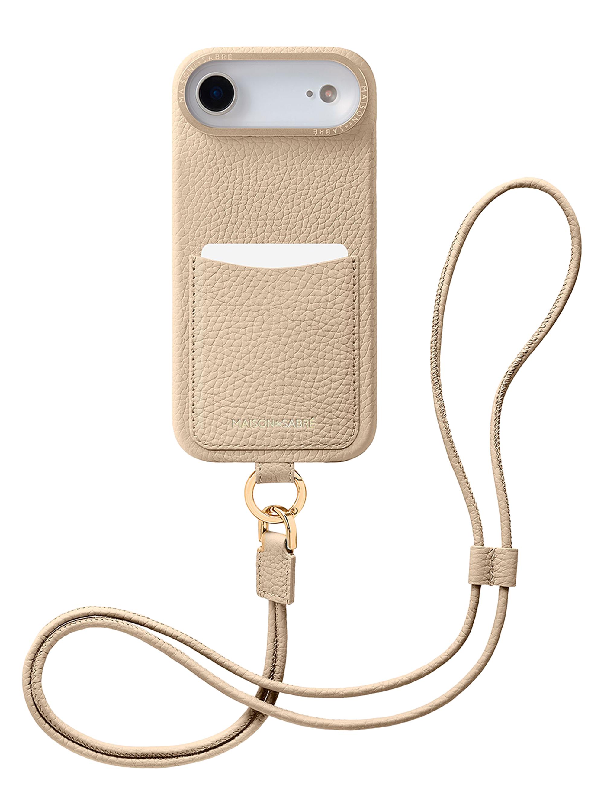 Maison de Sabre Leather Phone Pouch | Saks Fifth Avenue
