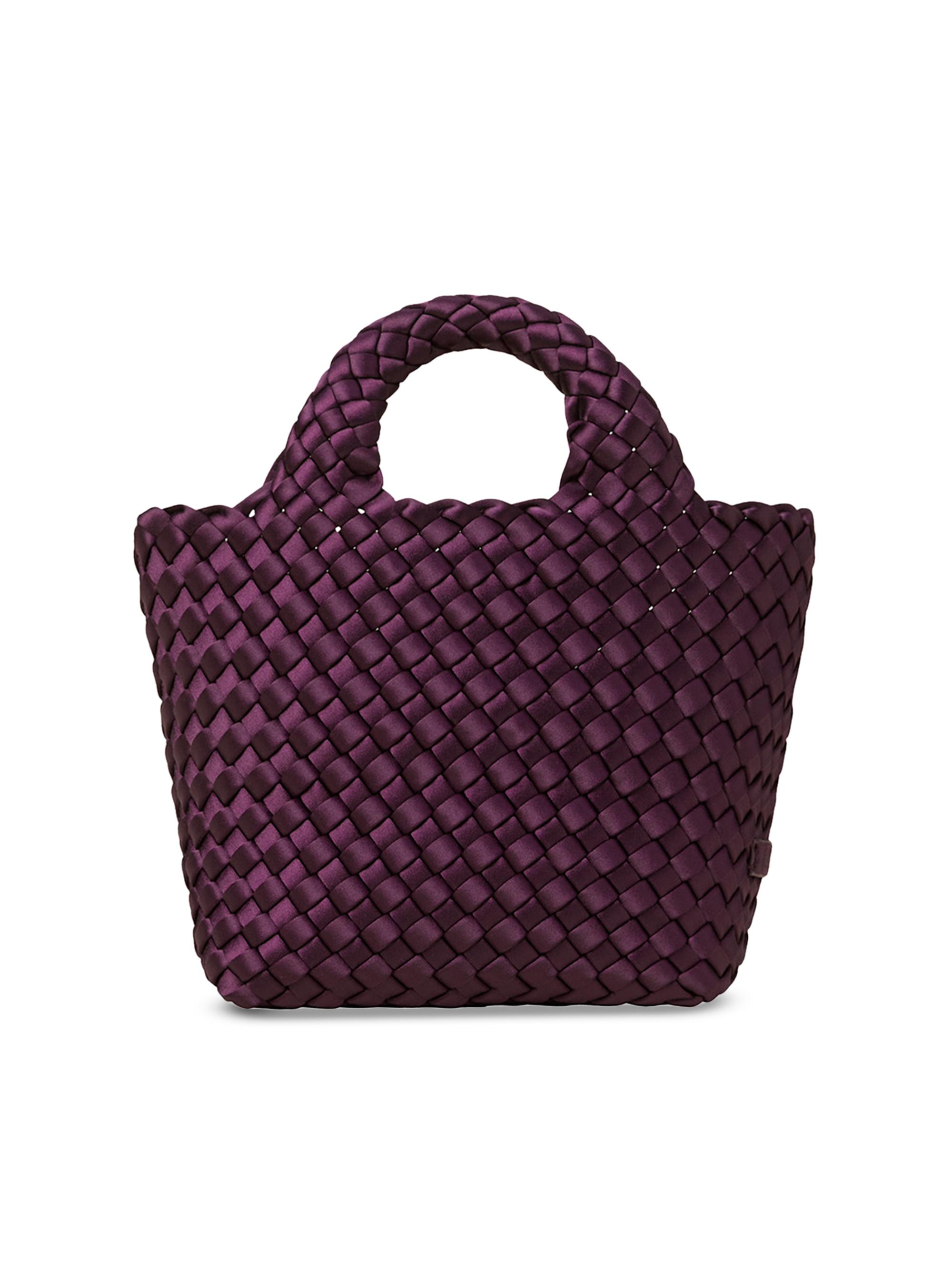 Naghedi Women's St. Barths Petit Satin Tote Bag - Currant