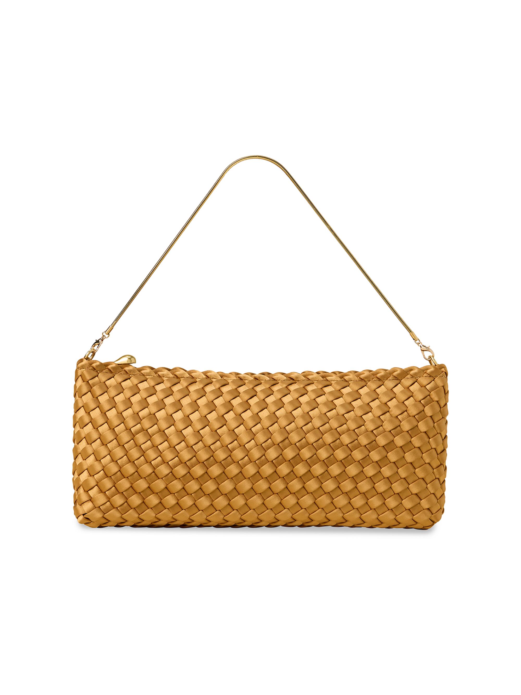 Naghedi Women's Gala Satin Clutch Bag - Currant | Thumbnail 16