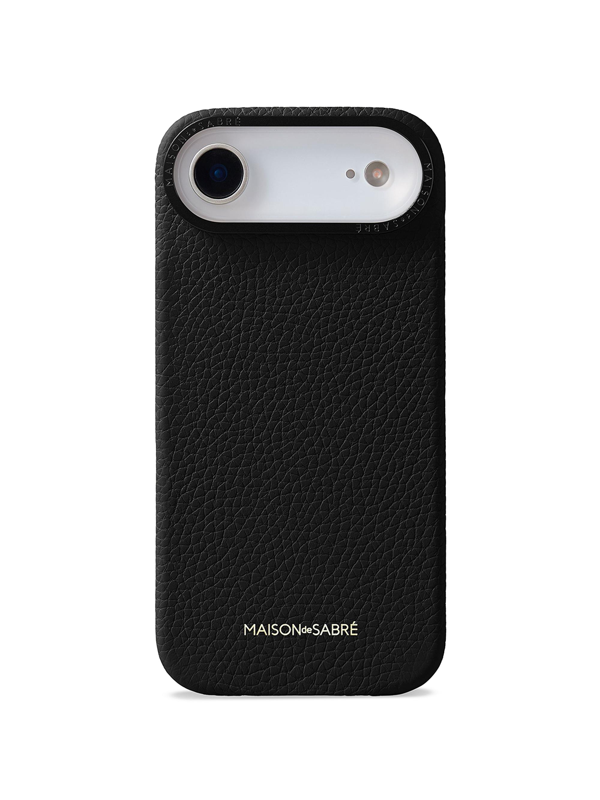 MAISON de SABRÉ iPhone15promax スマホケース The Sling Phone Case iPhone 15 Pro Max - Black Caviar