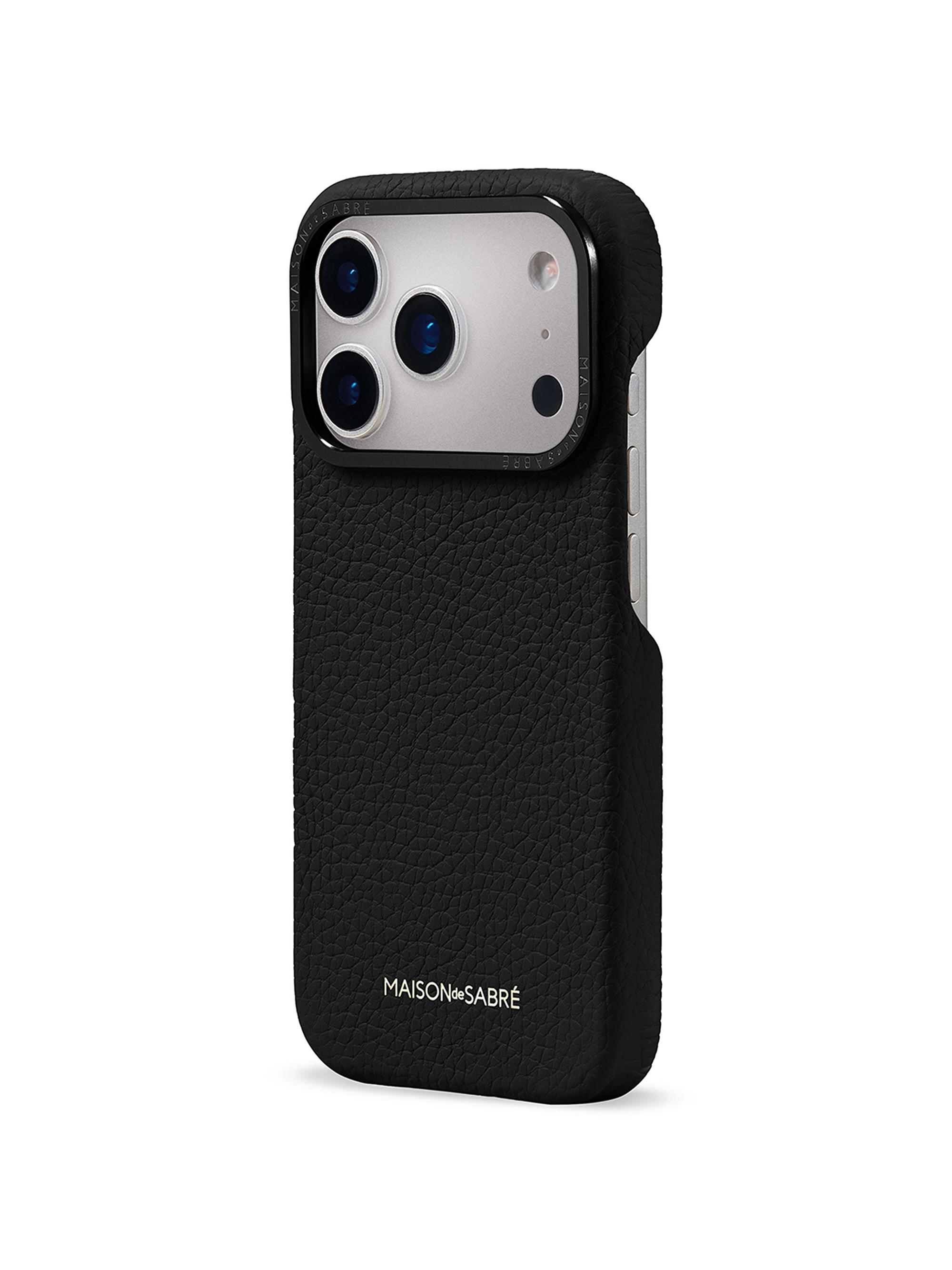 Maison de Sabre Leather Phone Case (iPhone 17 Pro Max) | Saks
