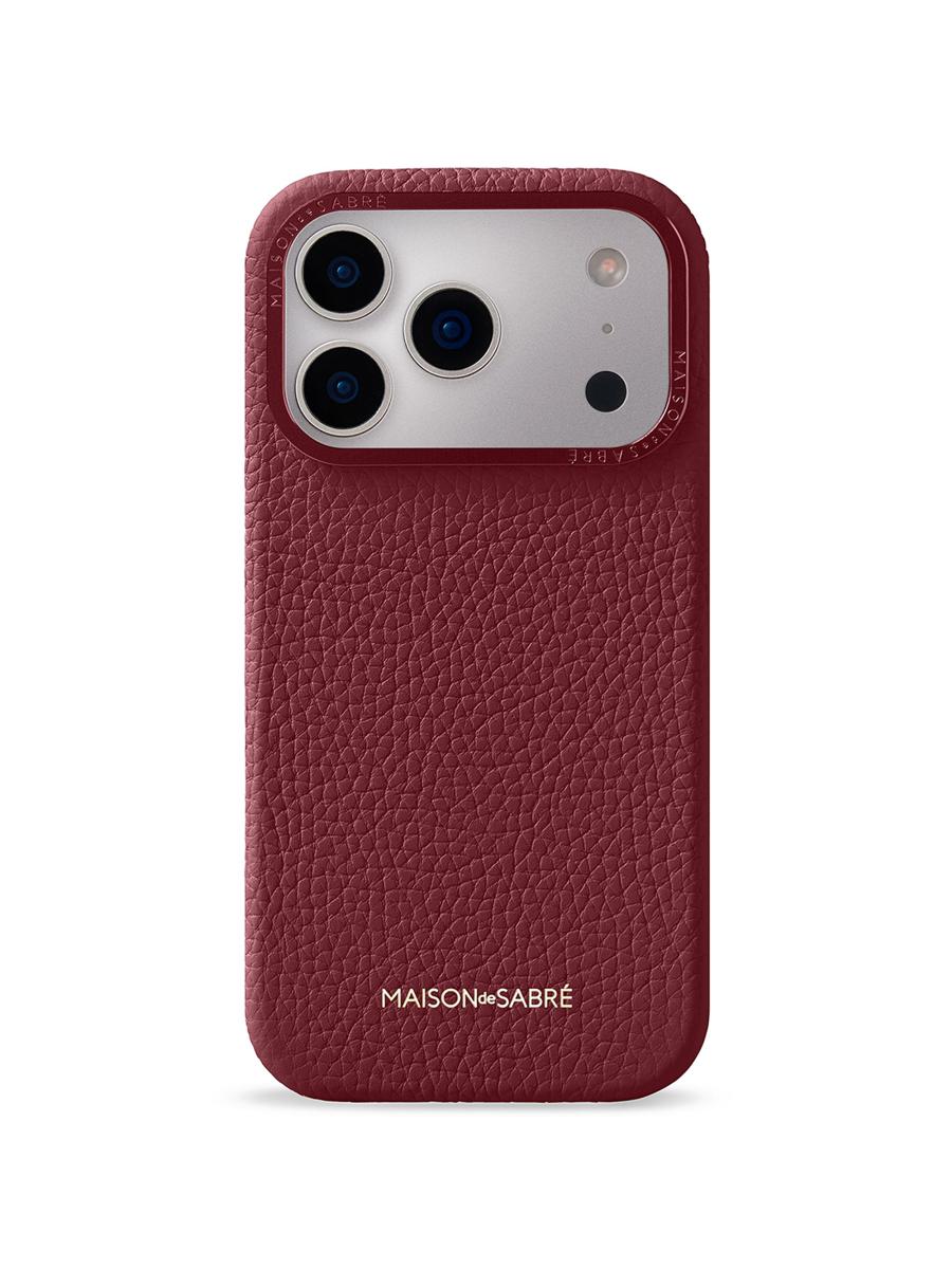 Maison de Sabre Leather Phone Case (iPhone 17 Pro) | Saks Fifth Avenue