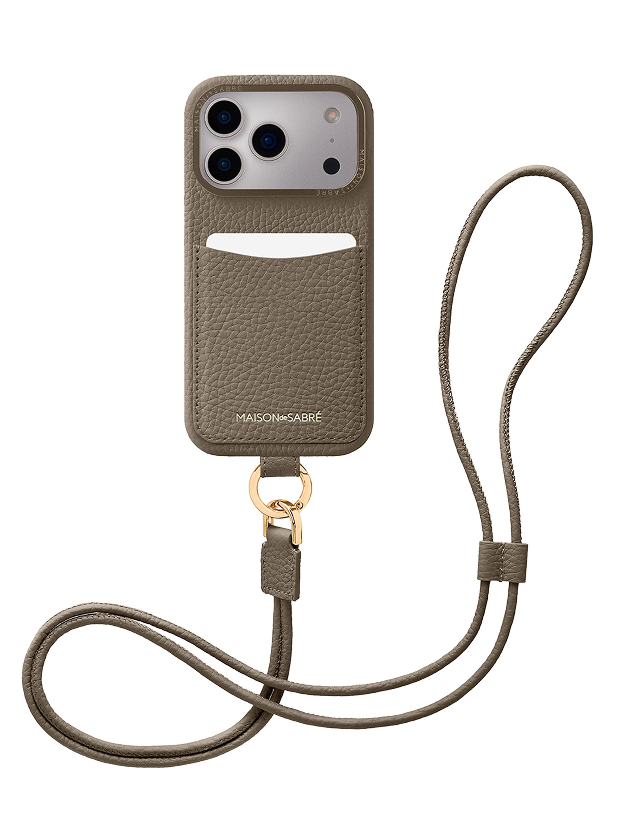 Maison de Sabre Sling Phone Case (iPhone 17 Pro) - Cashmere Clay