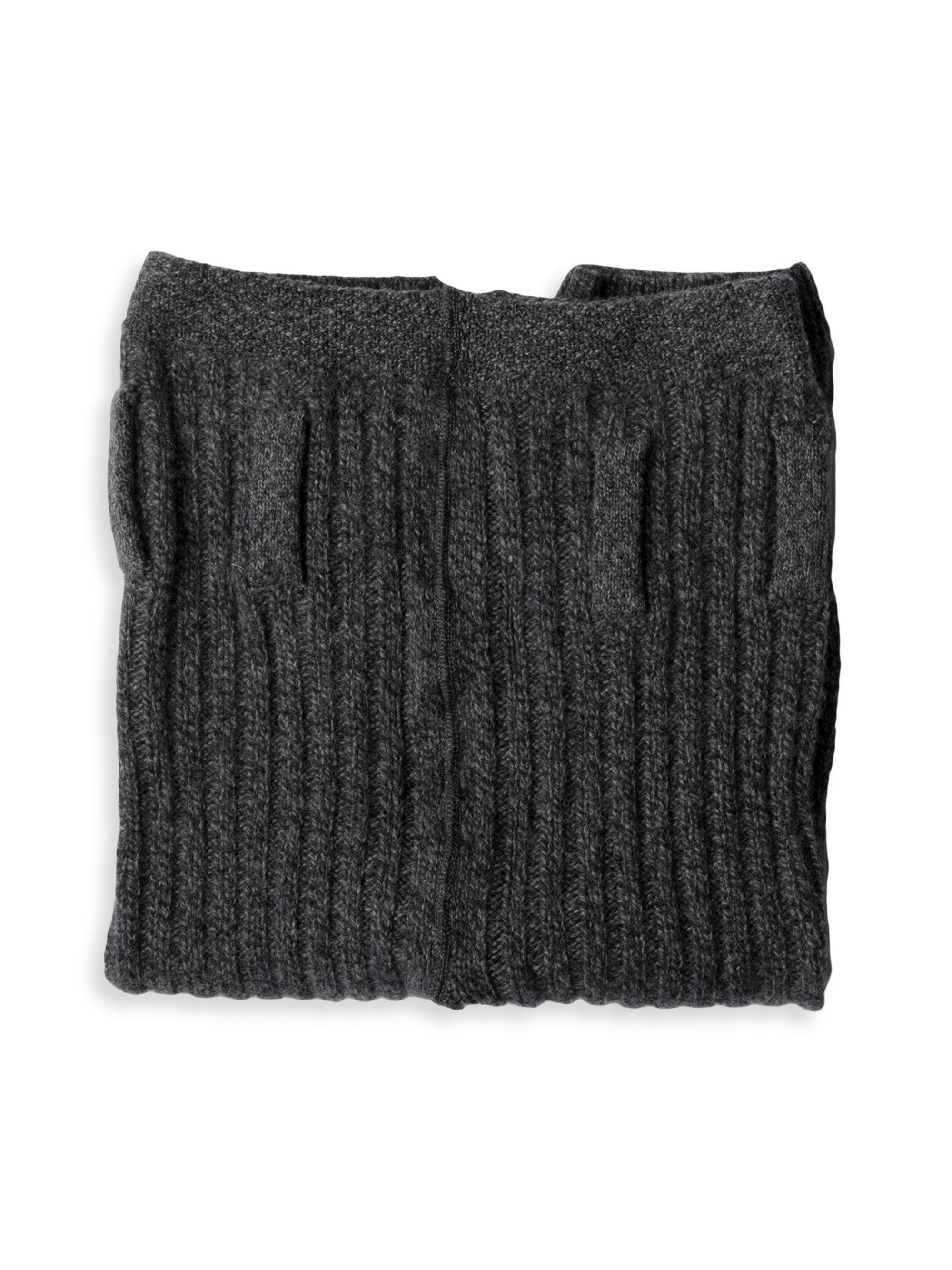 Prada Women's Cashmere Wool Leg Warmers - Grey