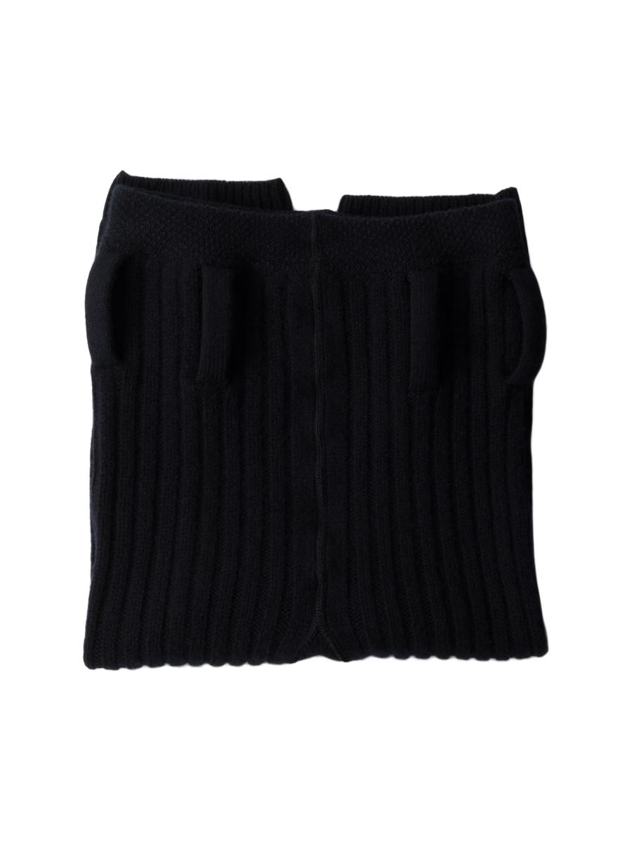 Prada Women's Wool And Cashmere Short Leggings In Blue