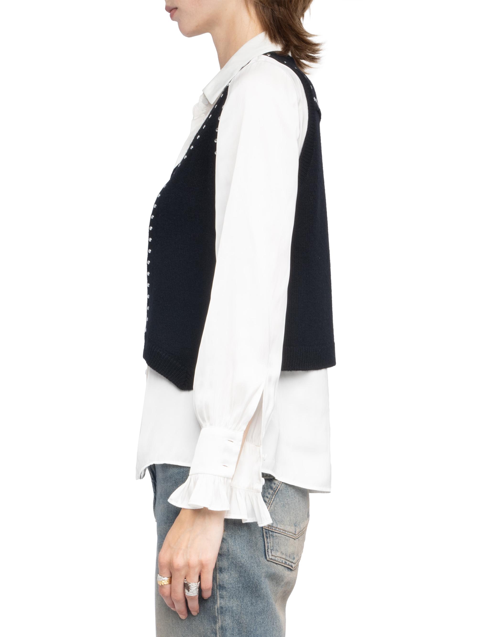 トップス maison de Dolce. candy tweed vest/black maison de Dolce. candy tweed vest black 【公式通販】