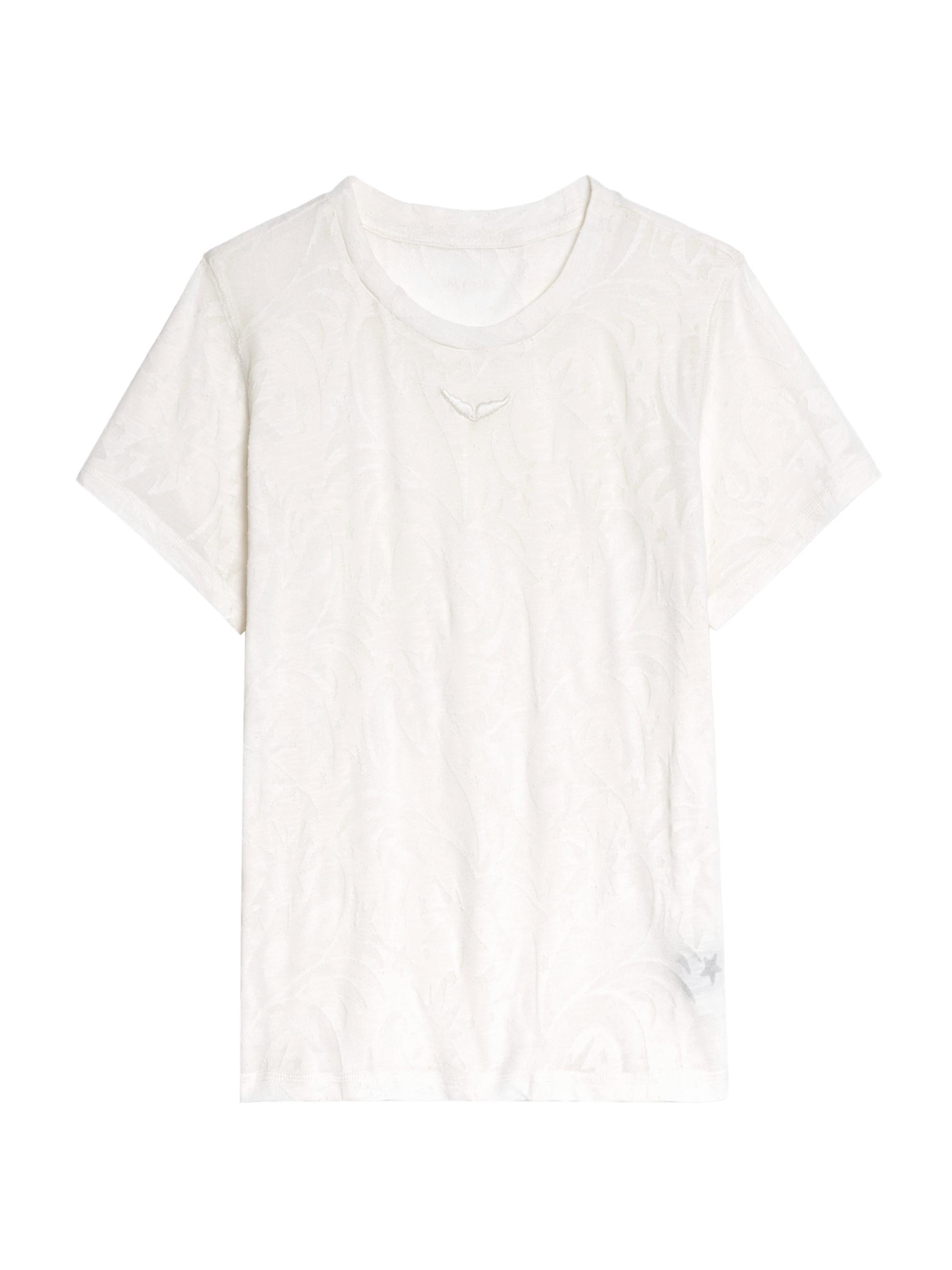Zadig & Voltaire Women's Alys Semi-Sheer Crewneck T-Shirt - Judo