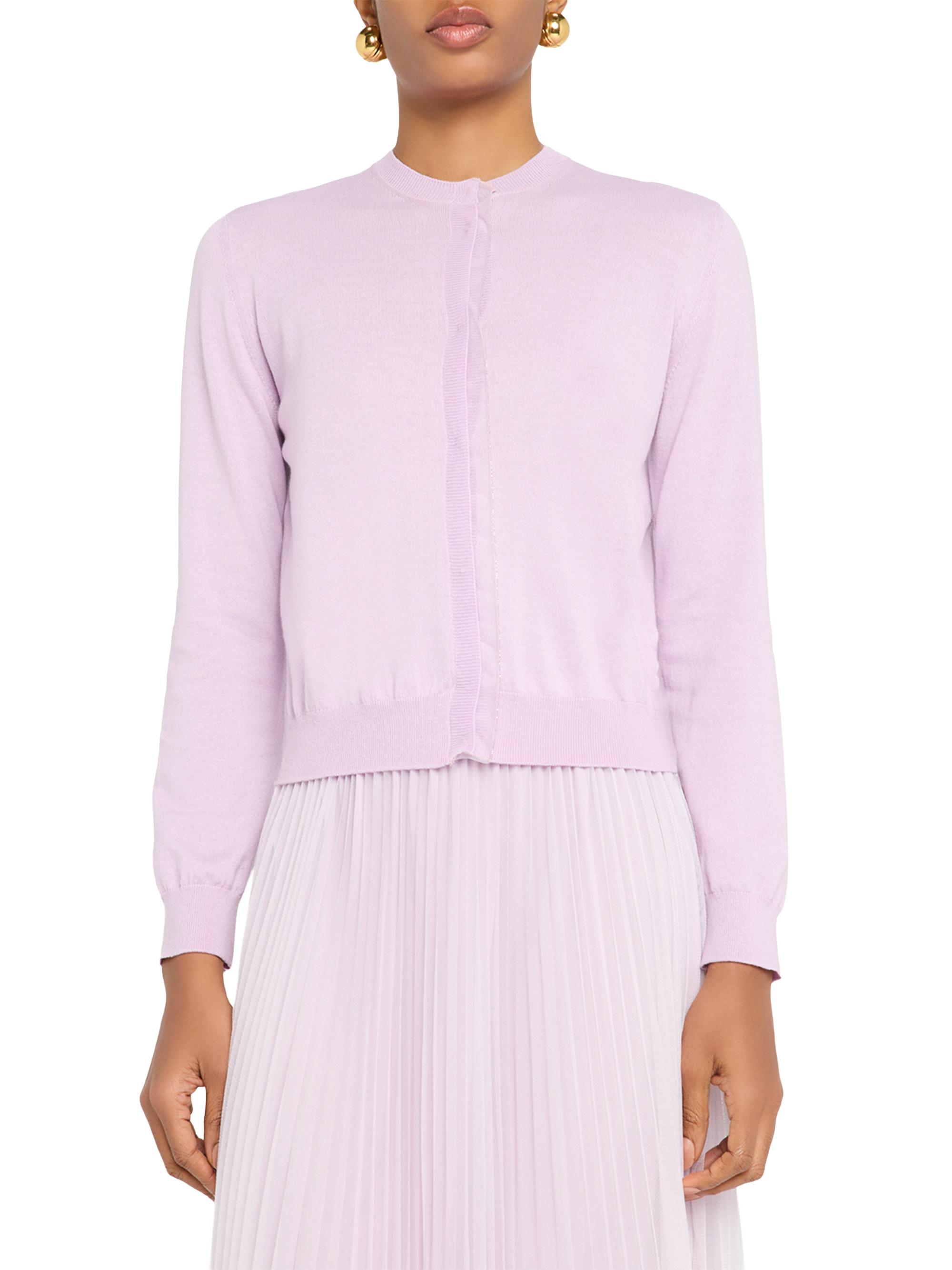 Fabiana Filippi Diamante Trim Slim-Fit Wool-Cotton Cardigan | Saks