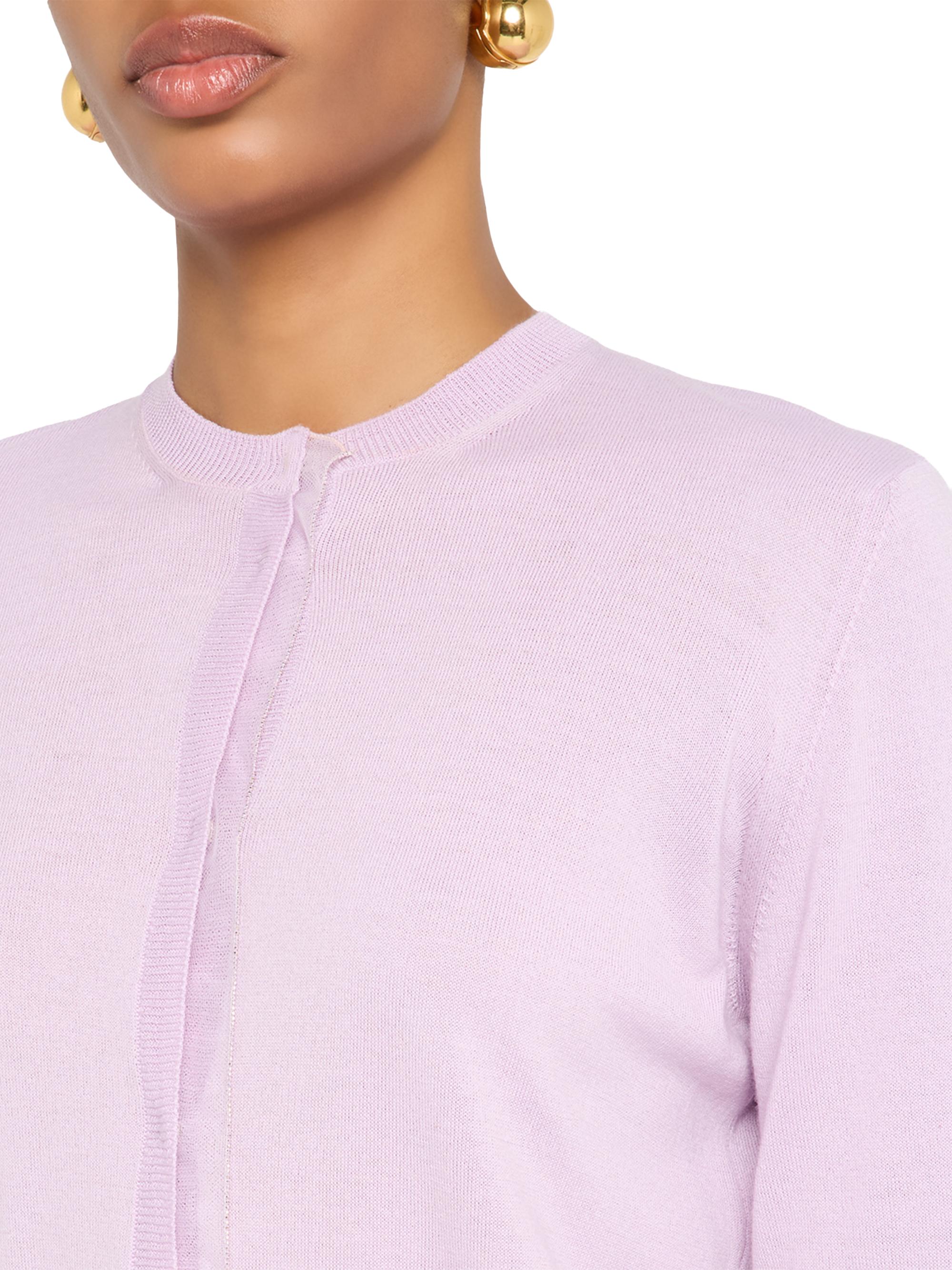 Fabiana Filippi Diamante Trim Slim-Fit Wool-Cotton Cardigan | Saks