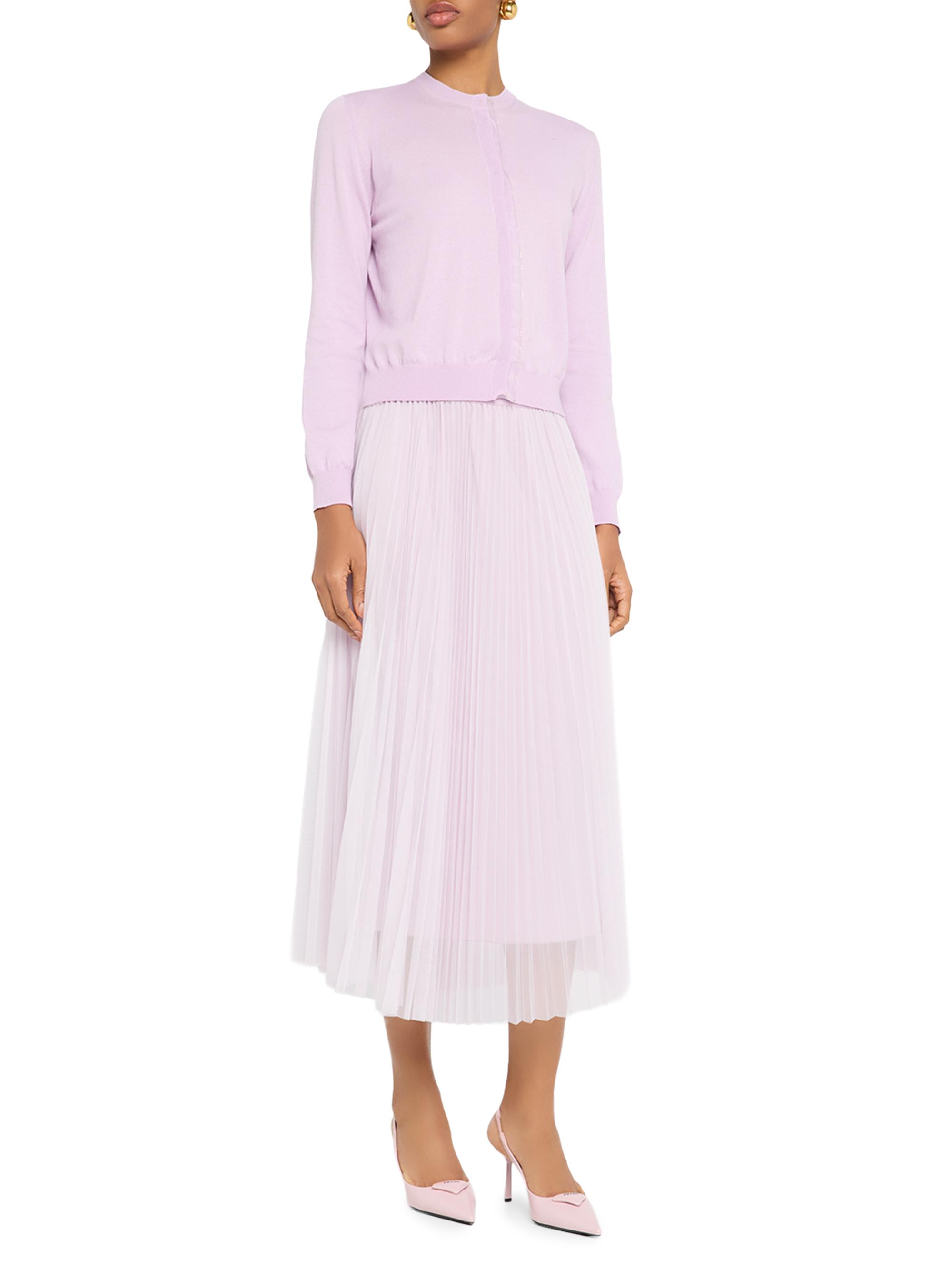 Fabiana Filippi Diamante Trim Slim-Fit Wool-Cotton Cardigan | Saks