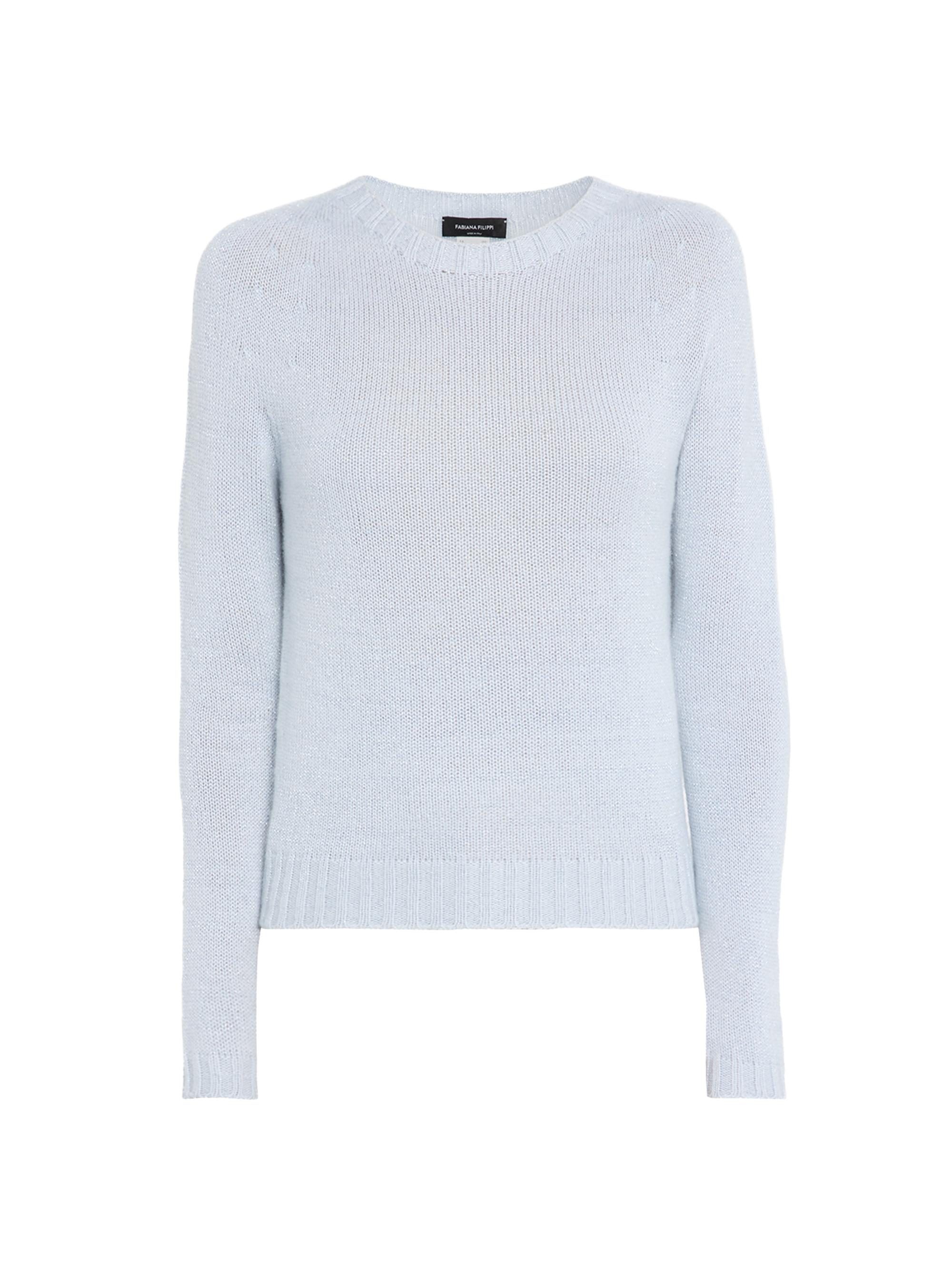 Fabiana Filippi Women's Platinum Crewneck Sweater - Acqua