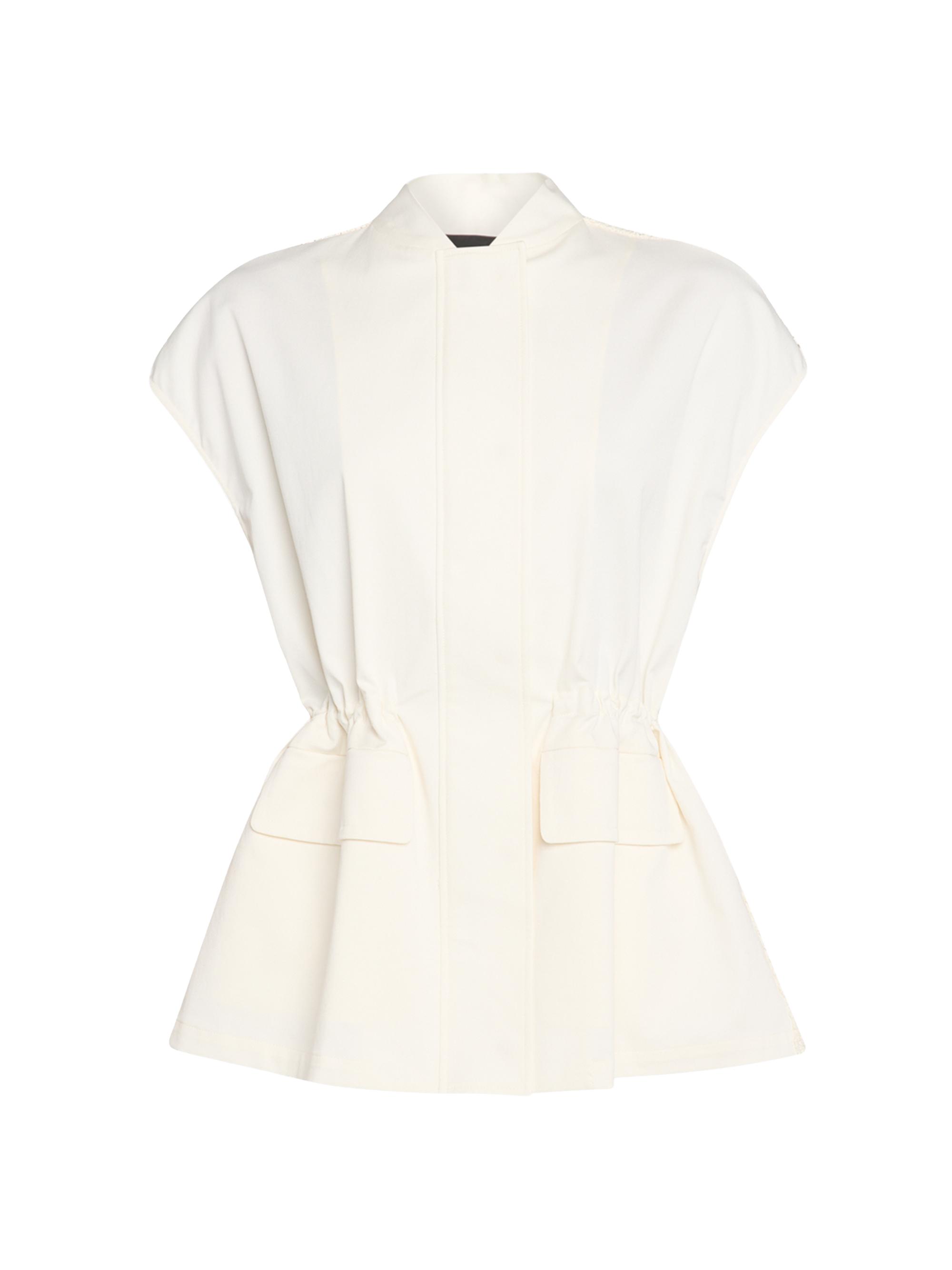 Fabiana Filippi Women's Cotton Gabardine Field Vest - Burro