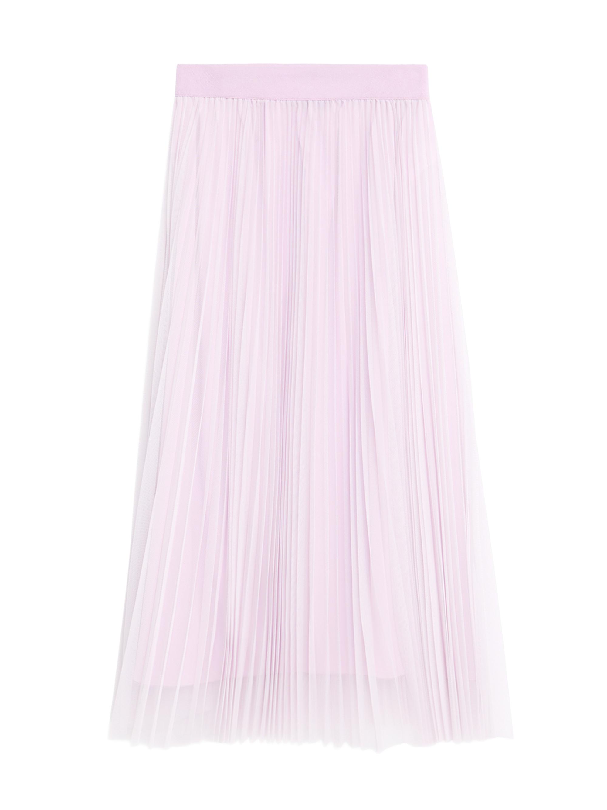 Fabiana Filippi Women's Pleated Tulle Midi-Skirt - Rosa Lilla