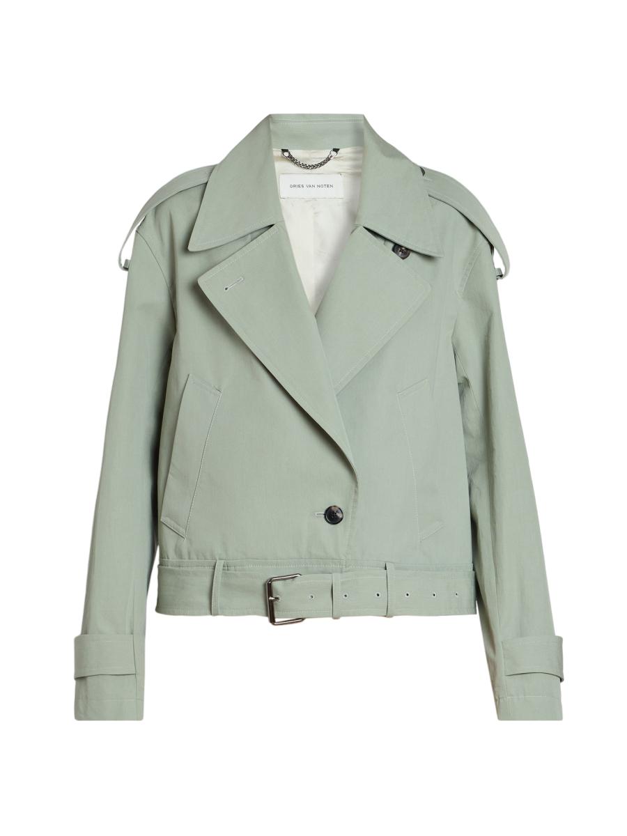 Dries Van Noten Vensar Cotton Belted Jacket | Saks Fifth Avenue