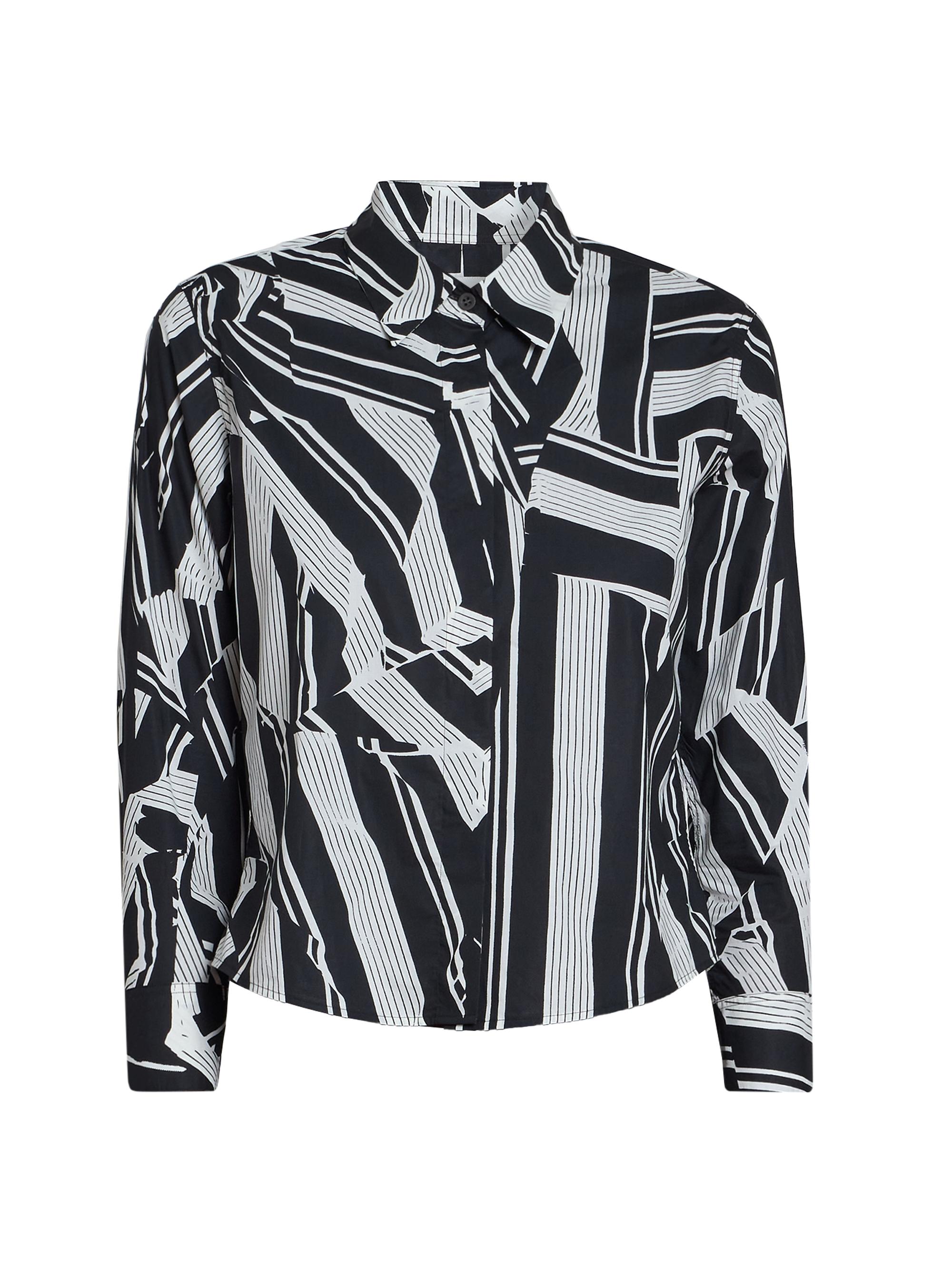 Dries Van Noten Boxy Mini Striped Cotton Shirt | Saks Fifth Avenue