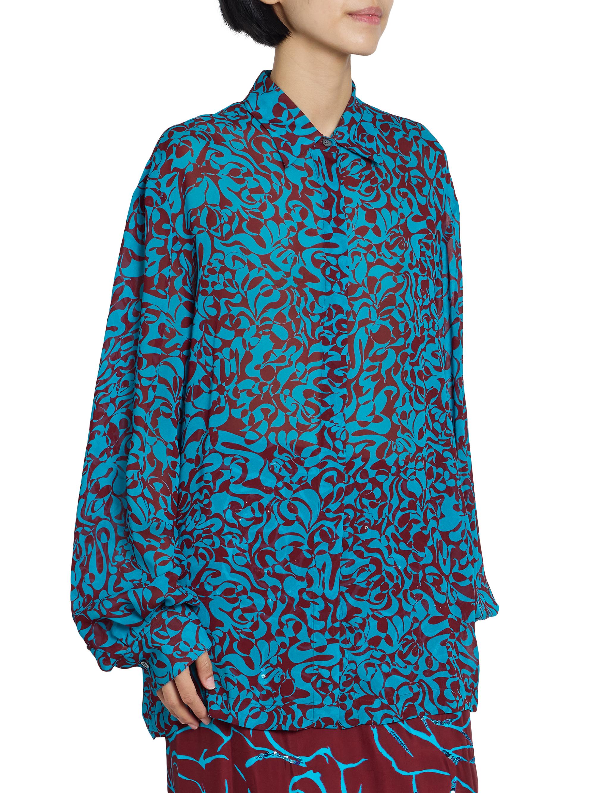 Dries Van Noten Cavala Abstract Oversized Shirt | Saks Fifth Avenue