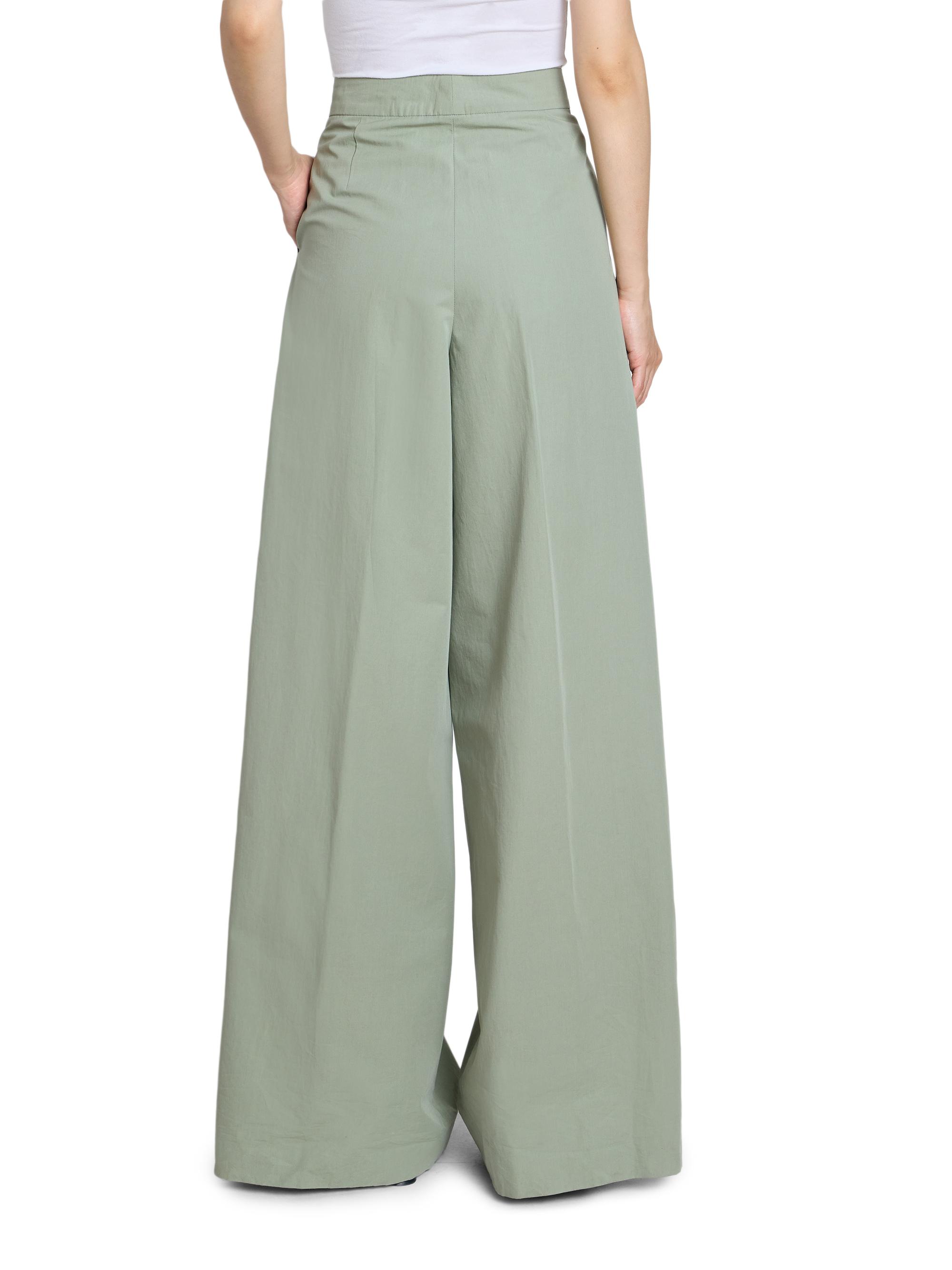 Dries Van Noten Pamplona Cotton High-Rise Wide-Leg Pants | Saks