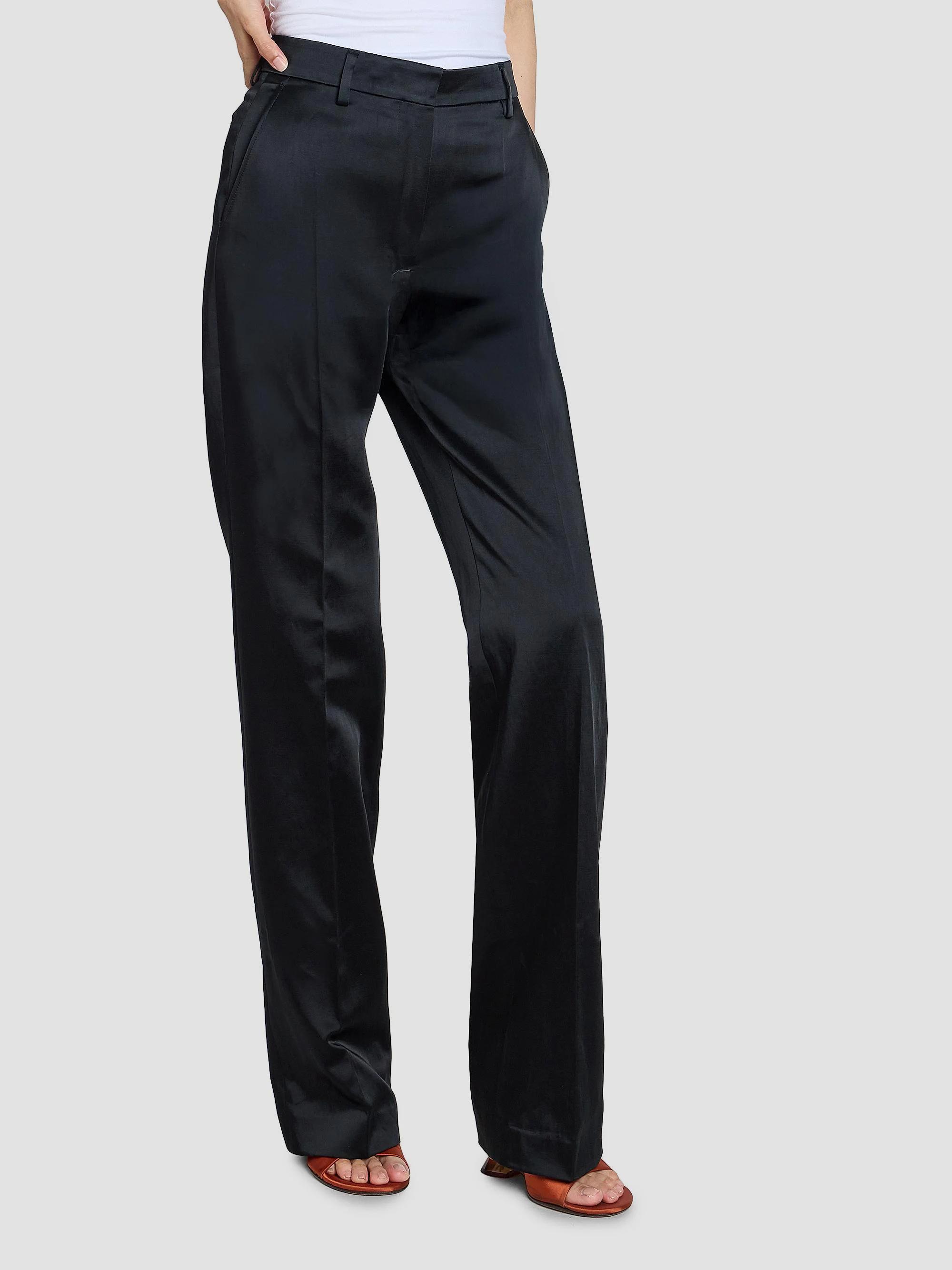 Dries Van Noten Pulla Cotton-Blend High-Rise Straight-Leg Trousers
