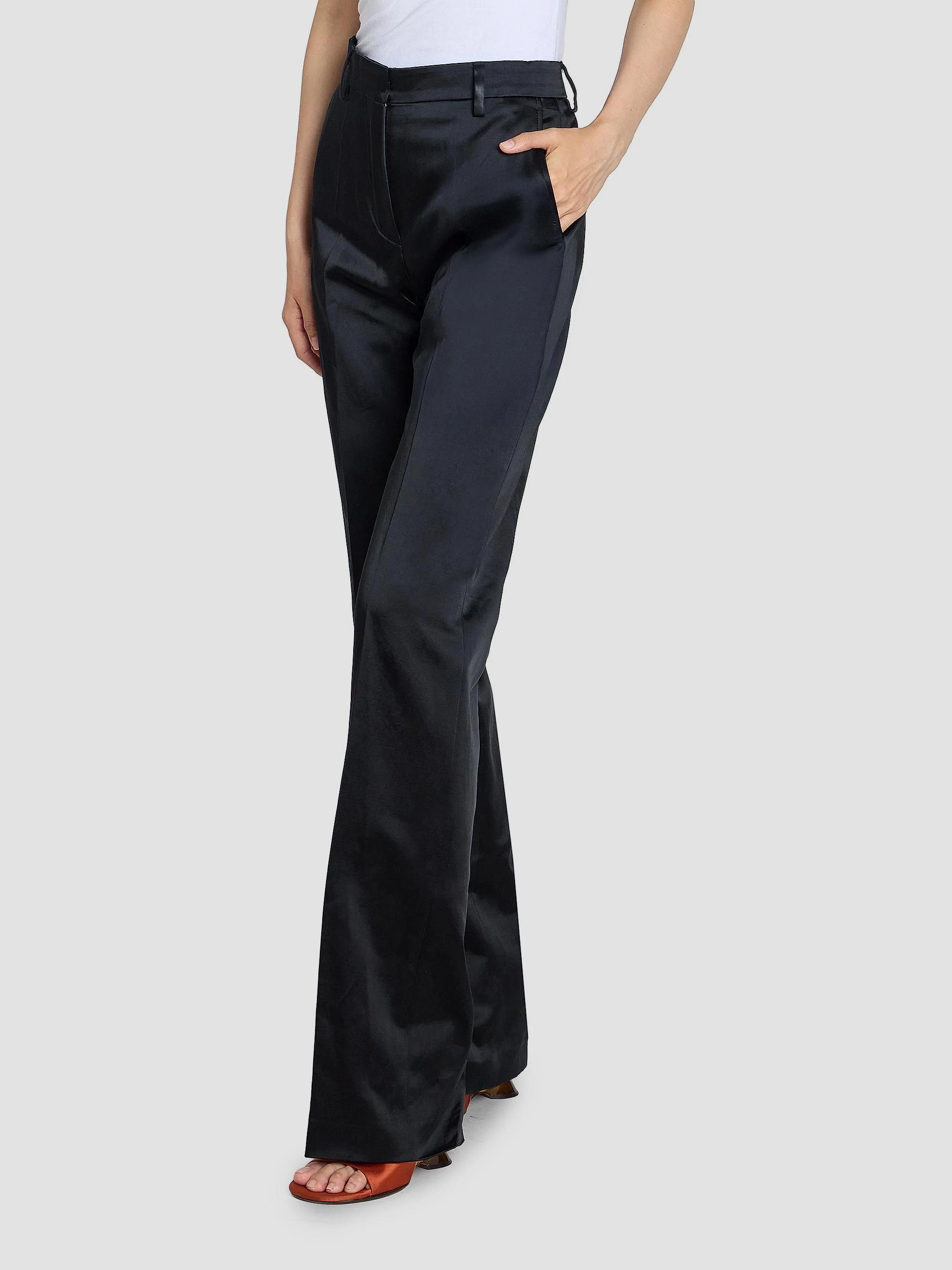 Dries Van Noten Pulla Cotton-Blend High-Rise Straight-Leg Trousers