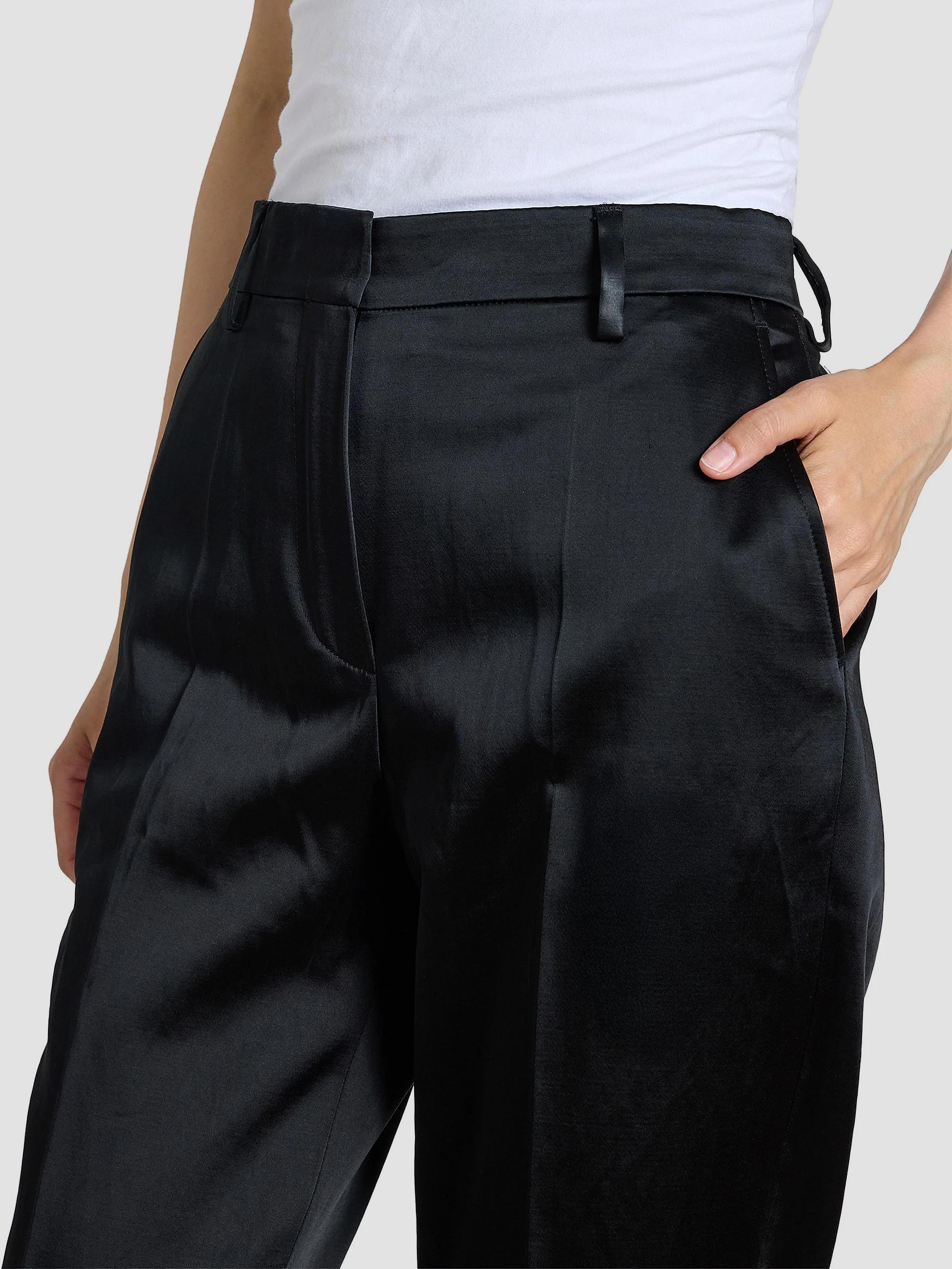 Dries Van Noten Pulla Cotton-Blend High-Rise Straight-Leg Trousers