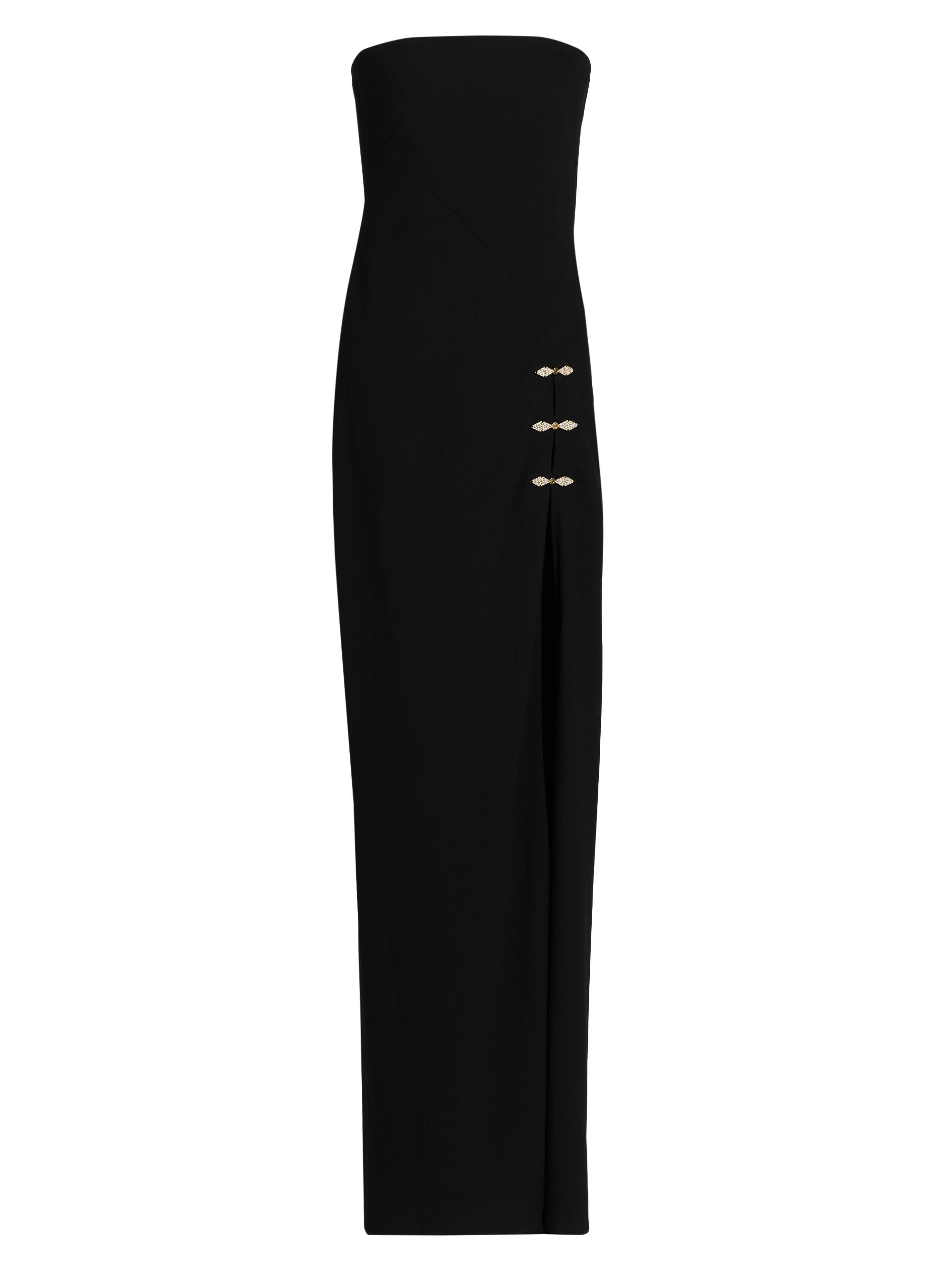 Saloni Women's Souza Strapless Maxi Dress - Black