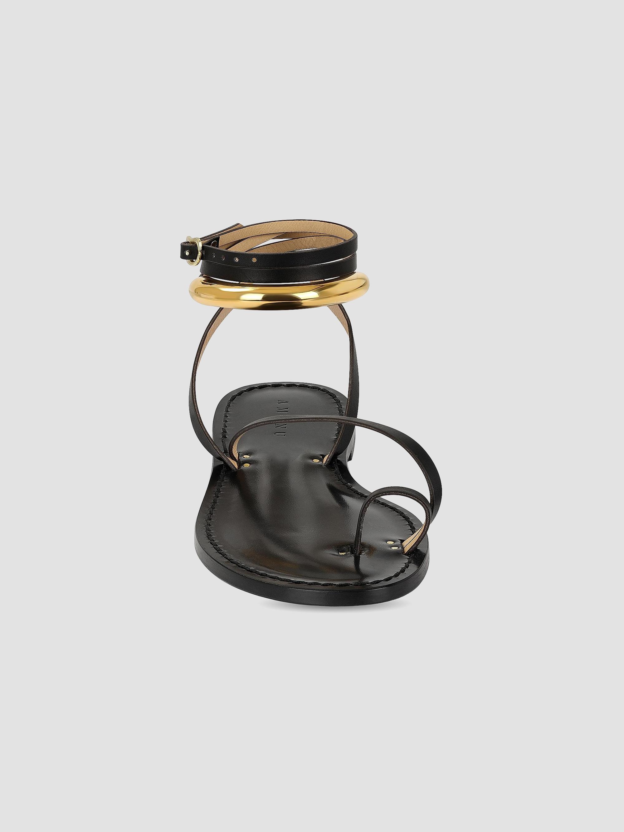 AMANU 17 The Kalahari Leather Ankle-Wrap Sandals | Saks Fifth Avenue