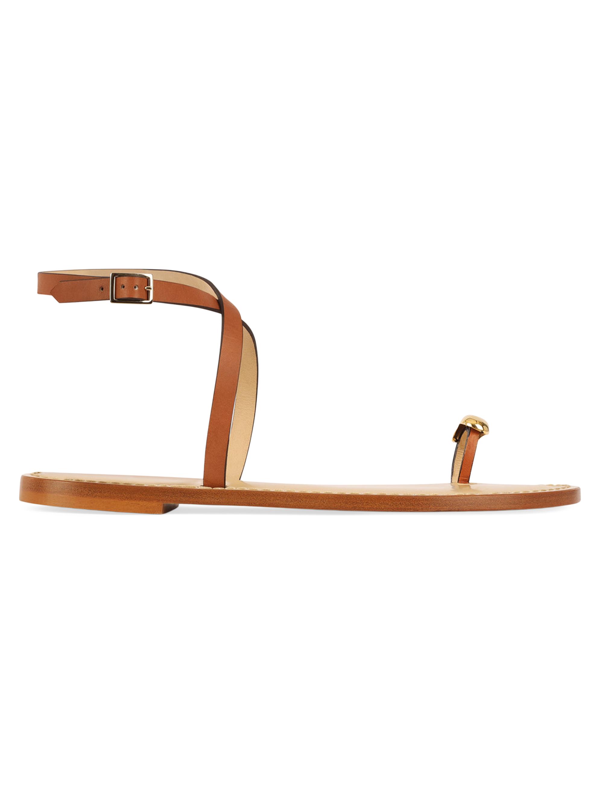 Amanu Women's The Kigali Leather Sandals - Cognac