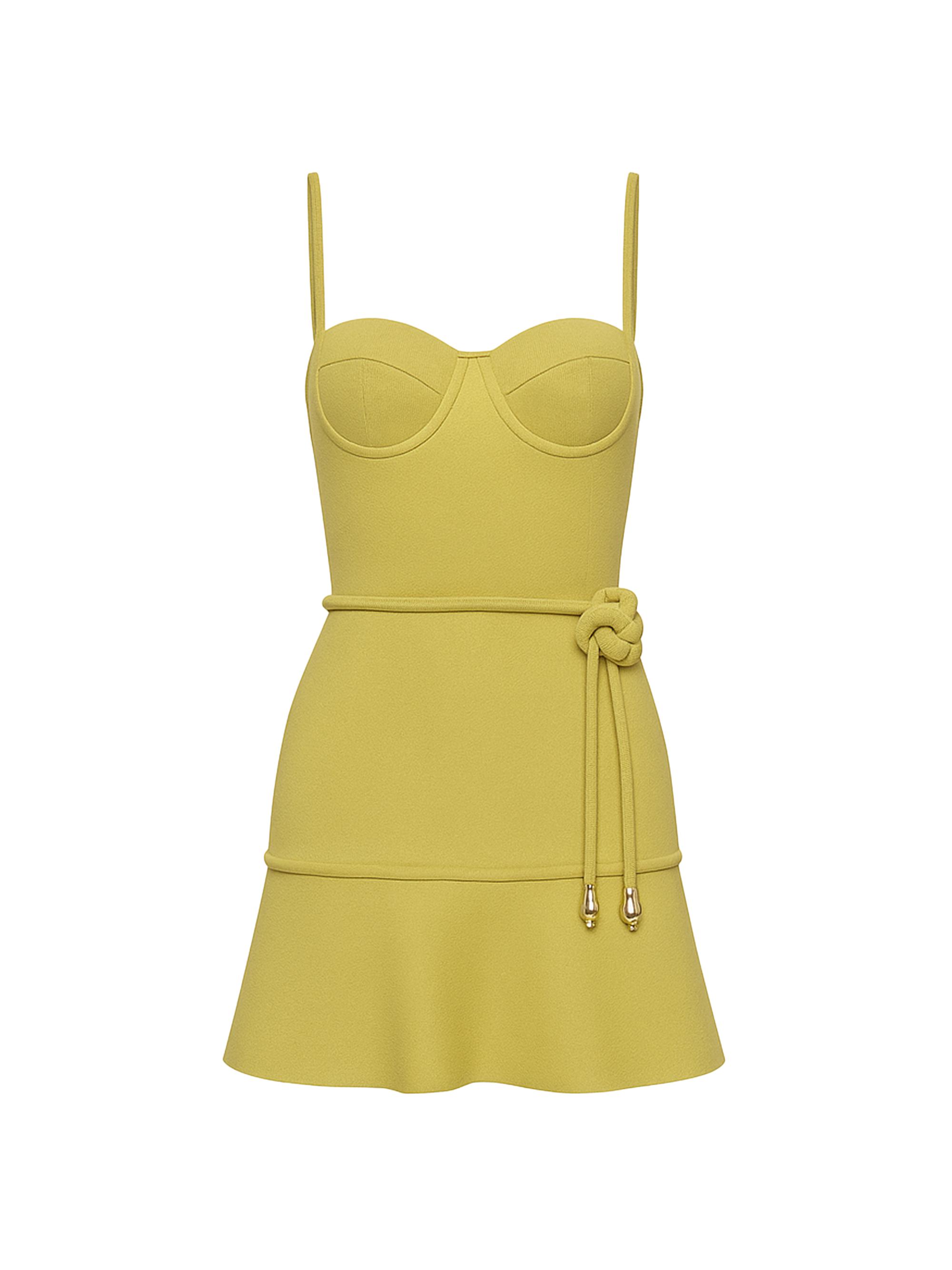 Jade Knit Sleeveless A-Line Minidress