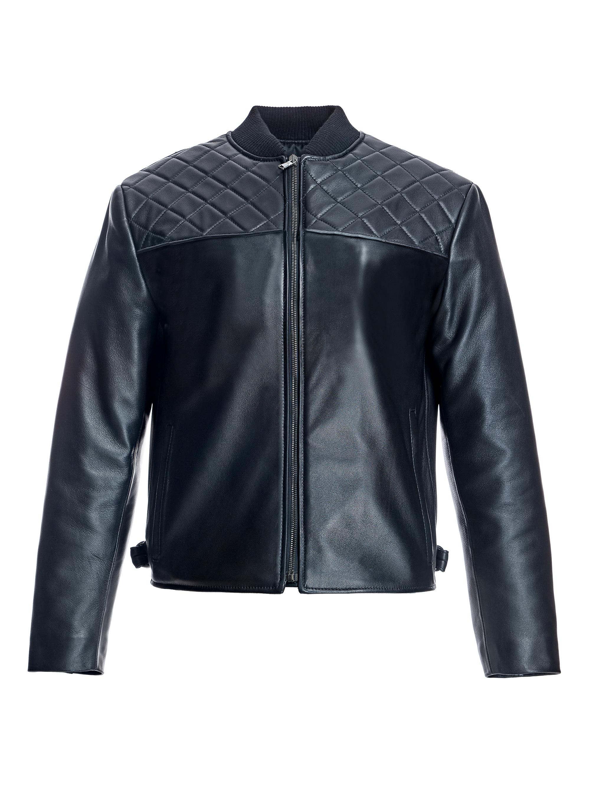 Maximilian Stud Leather Jacket | Saks Fifth Avenue