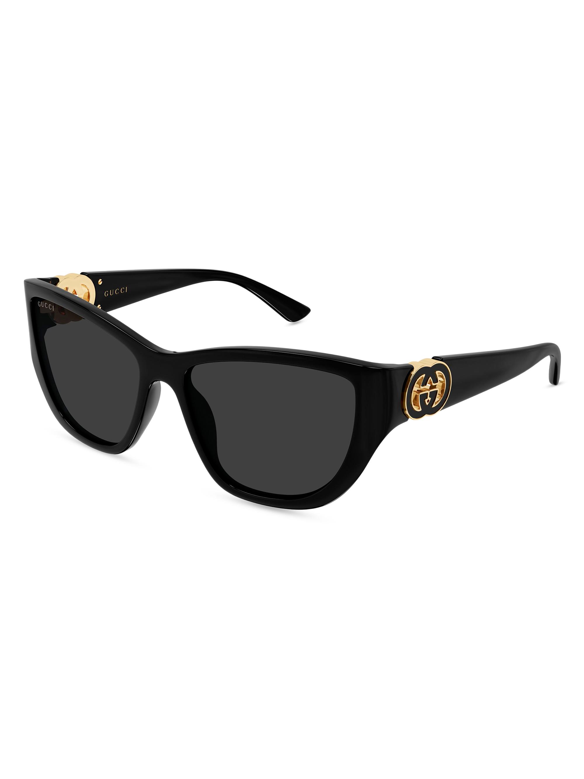 Gucci Women's Hailey 56MM Cat-Eye Sunglasses - Black