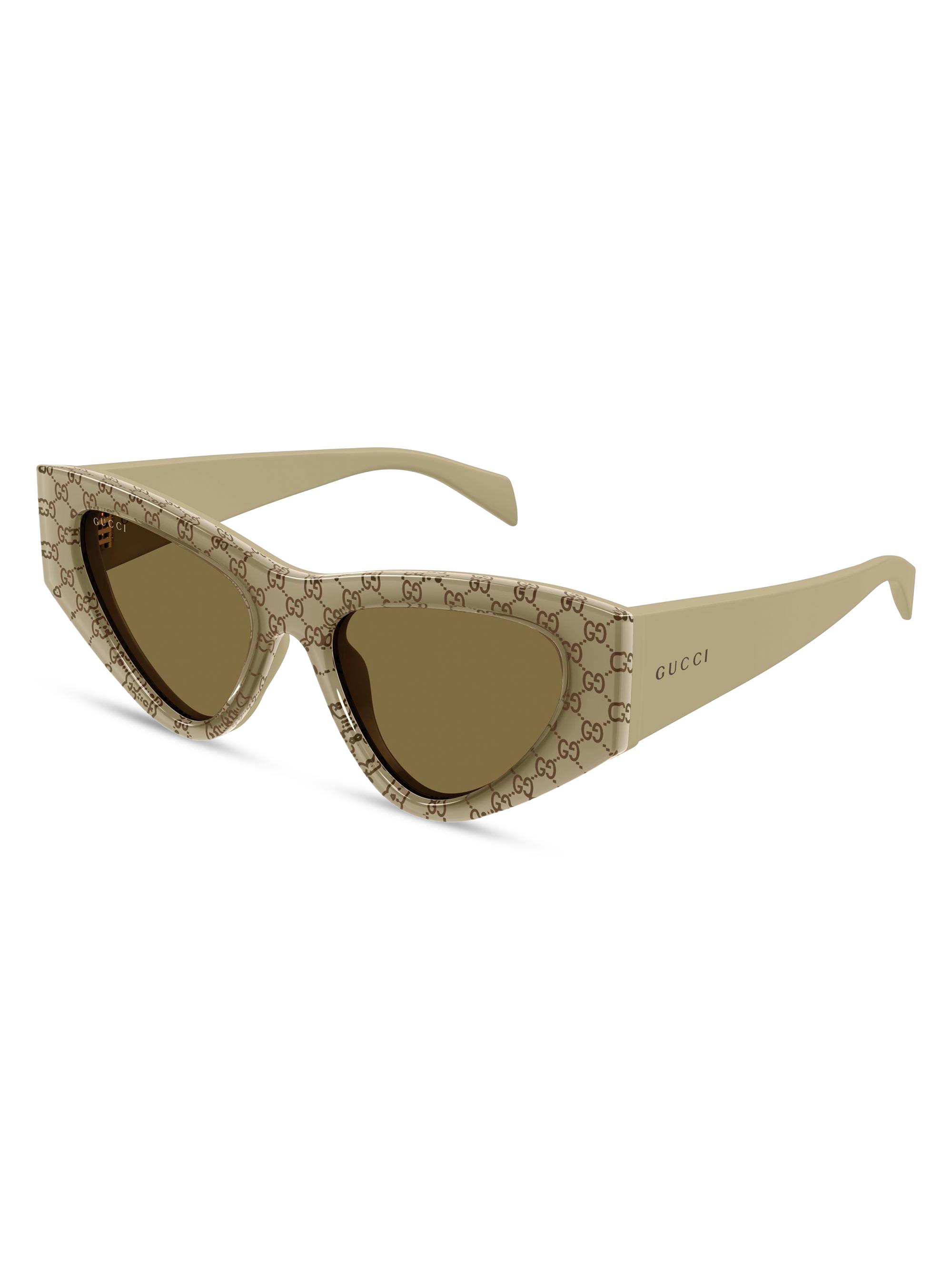 Gucci Women's Rowcut 53MM Cat-Eye Sunglasses - Beige