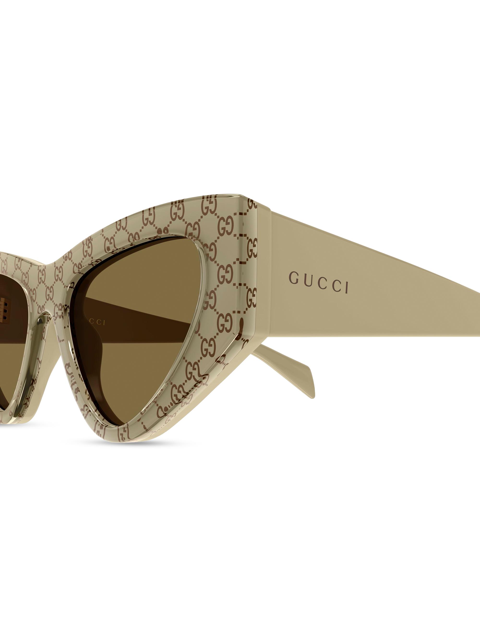 Gucci Rowcut 53MM Cat-Eye Sunglasses | Saks Fifth Avenue