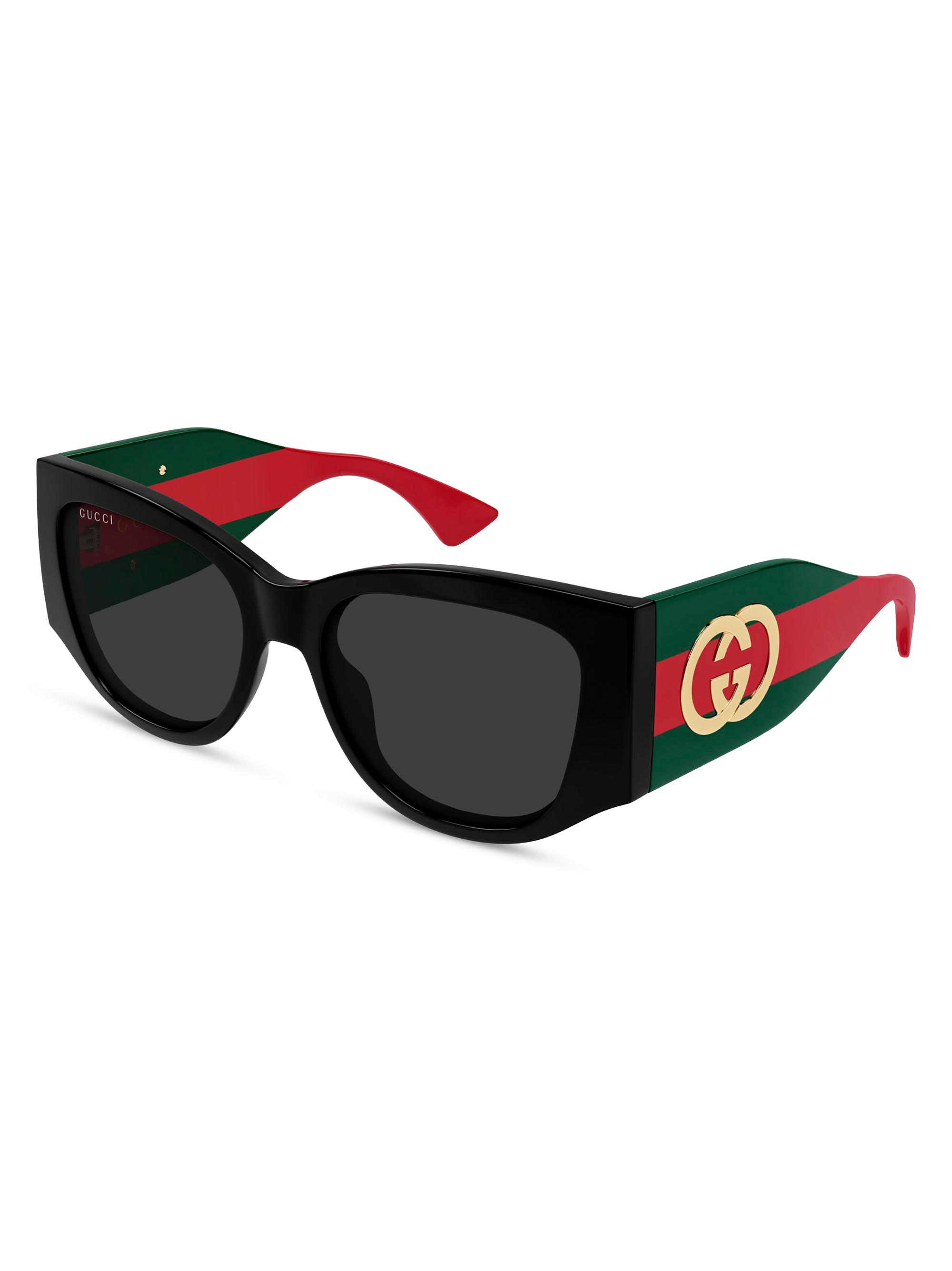 Gucci New Pop Web 53MM Square Sunglasses | Saks Fifth Avenue
