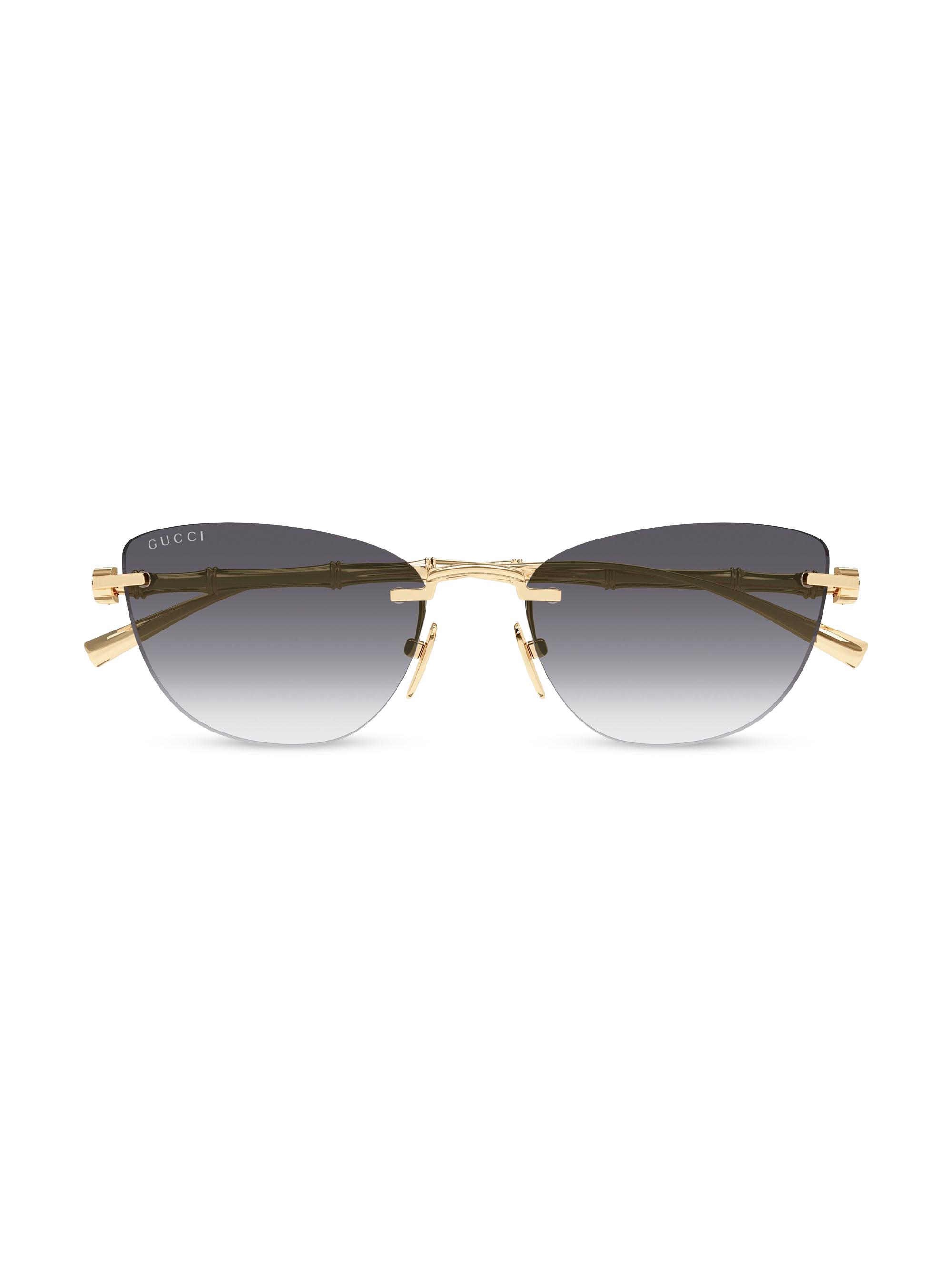 Gucci Bamboo Metal 55MM Cat-Eye Sunglasses | Saks Fifth Avenue