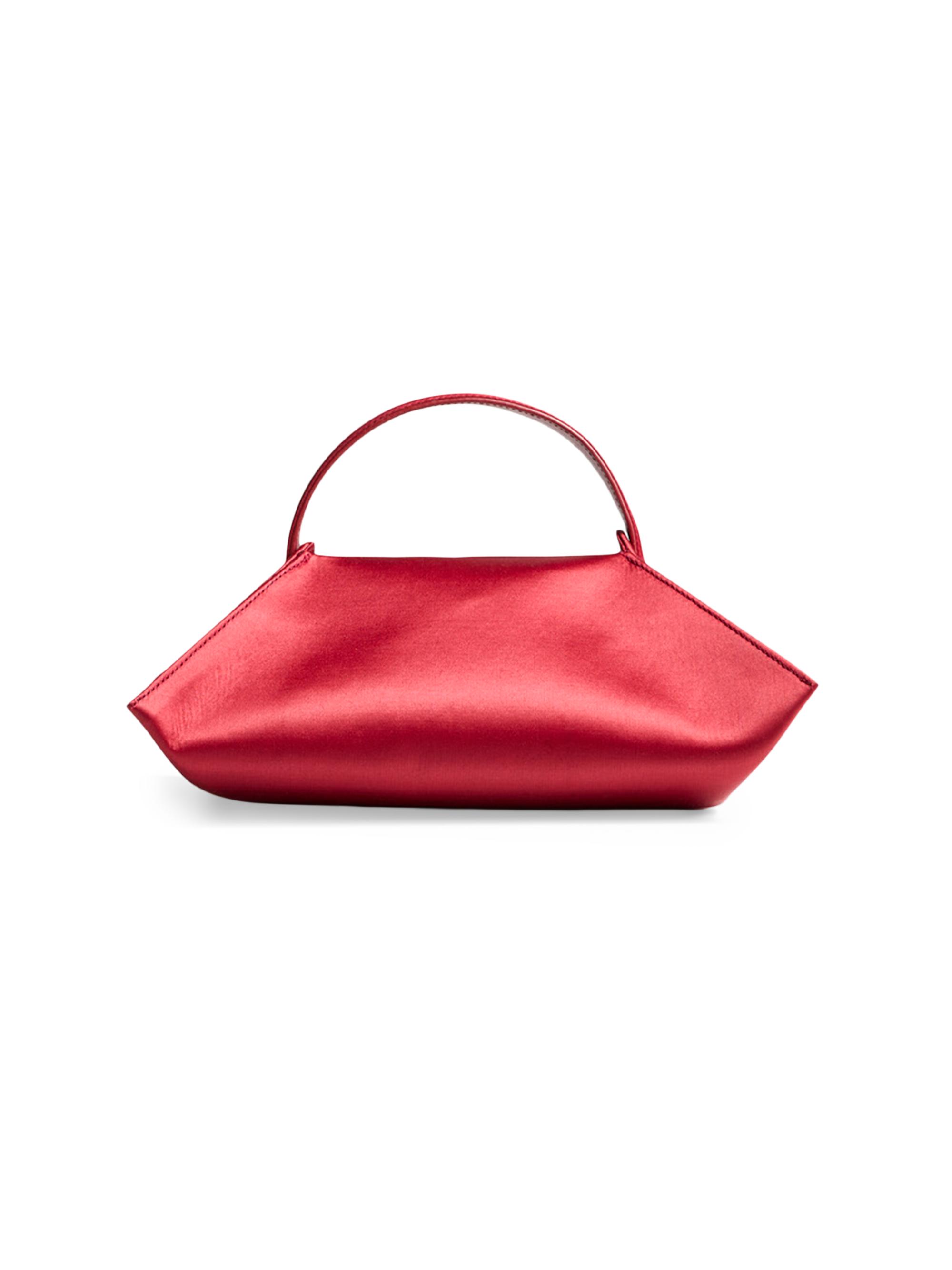Altuzarra Women's Origami Baguette Satin Bag - Holly Red