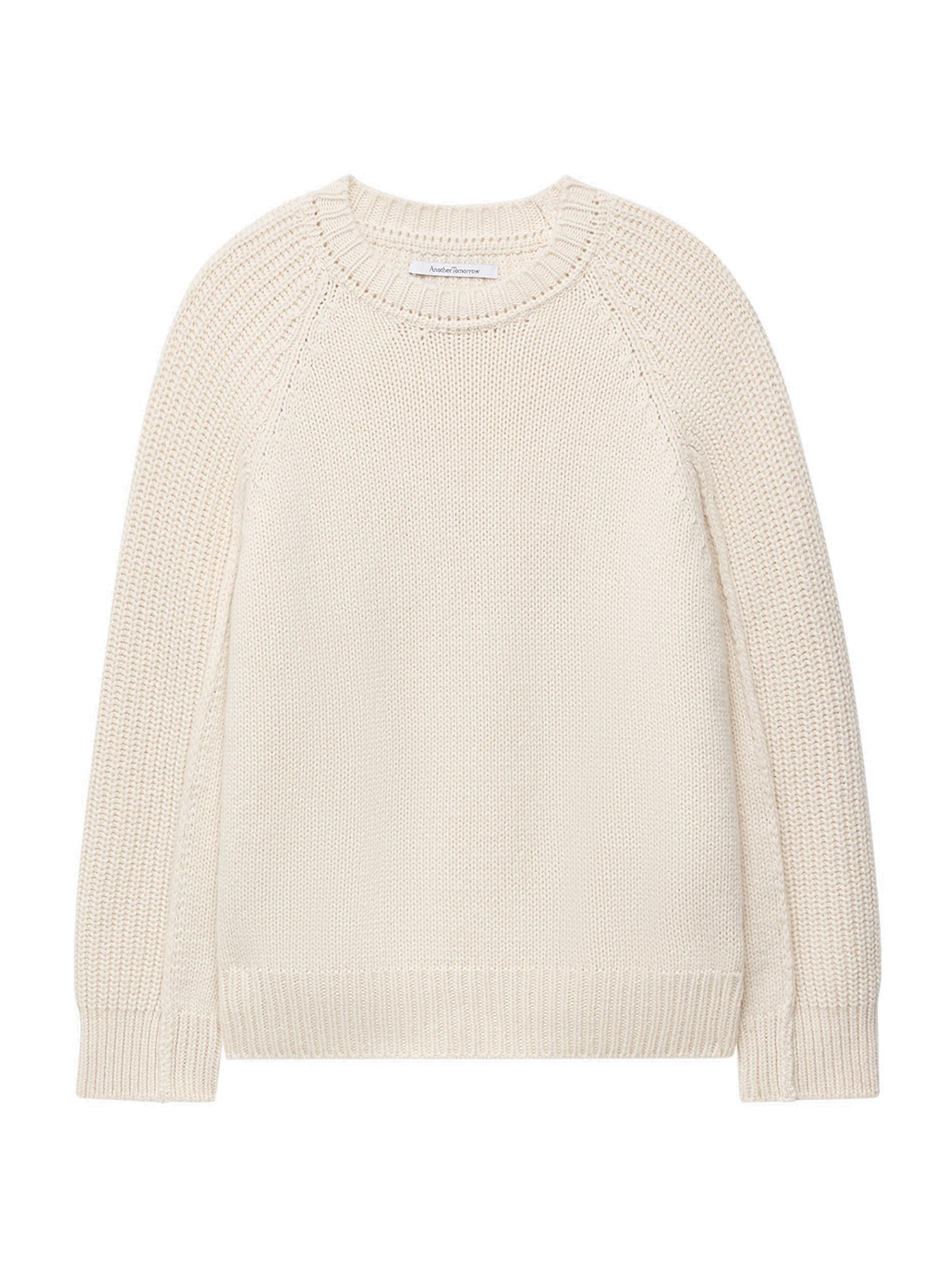 Another Tomorrow Women's Oversized Luxe Crewneck -