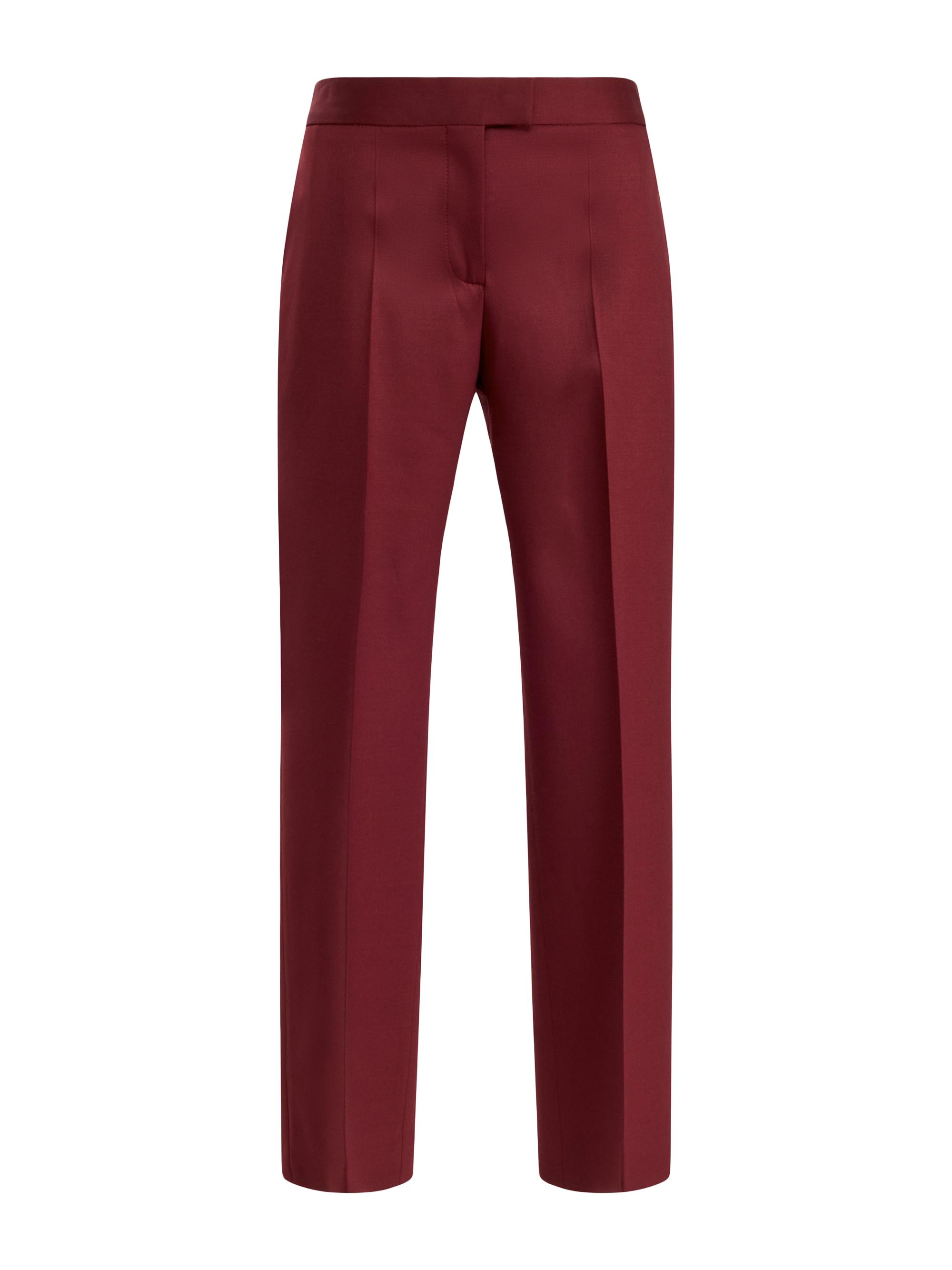 Altuzarra Women's Todd Stretch Wool Trousers - Maroon