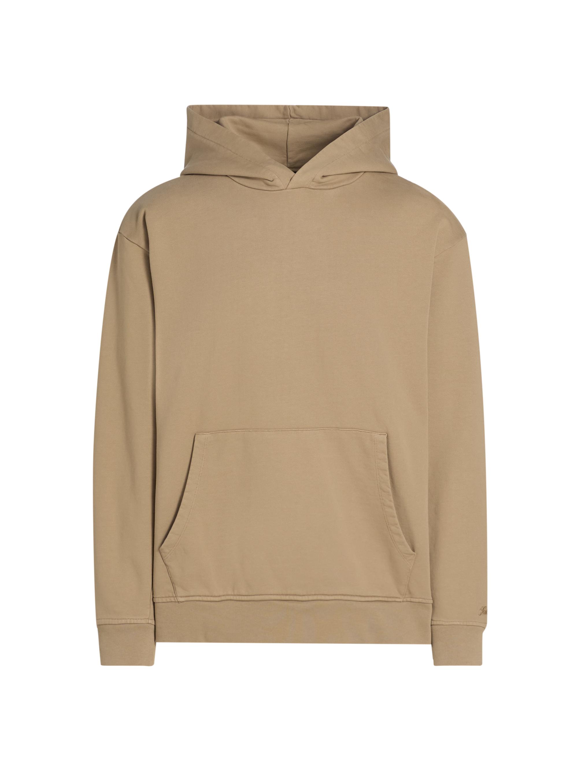 Saks Fifth Avenue Men's Foundation Fleece Hoodie - Beige | Thumbnail 8