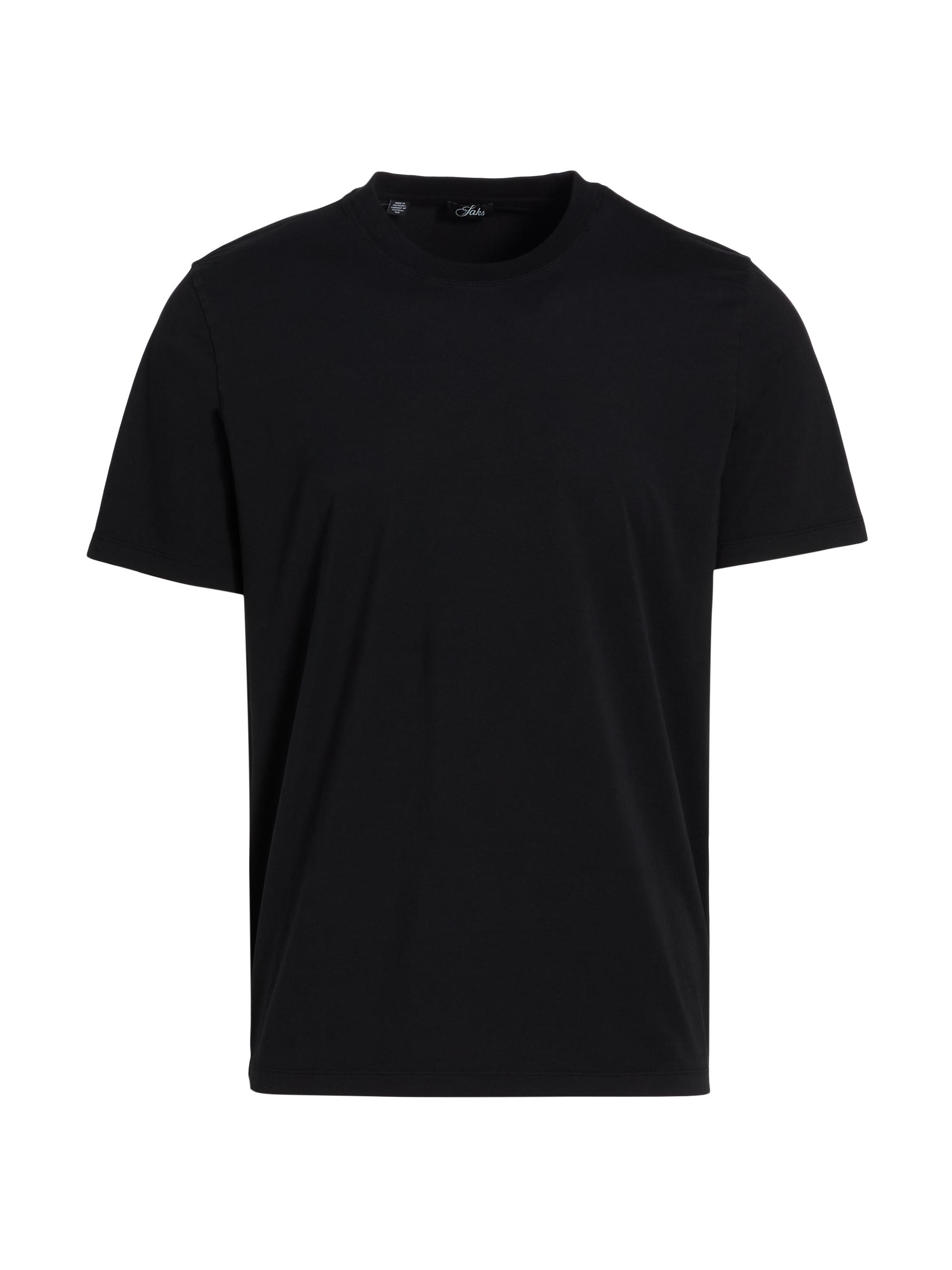 Giorgio Armani Textured Solid T-Shirt | Saks Fifth Avenue
