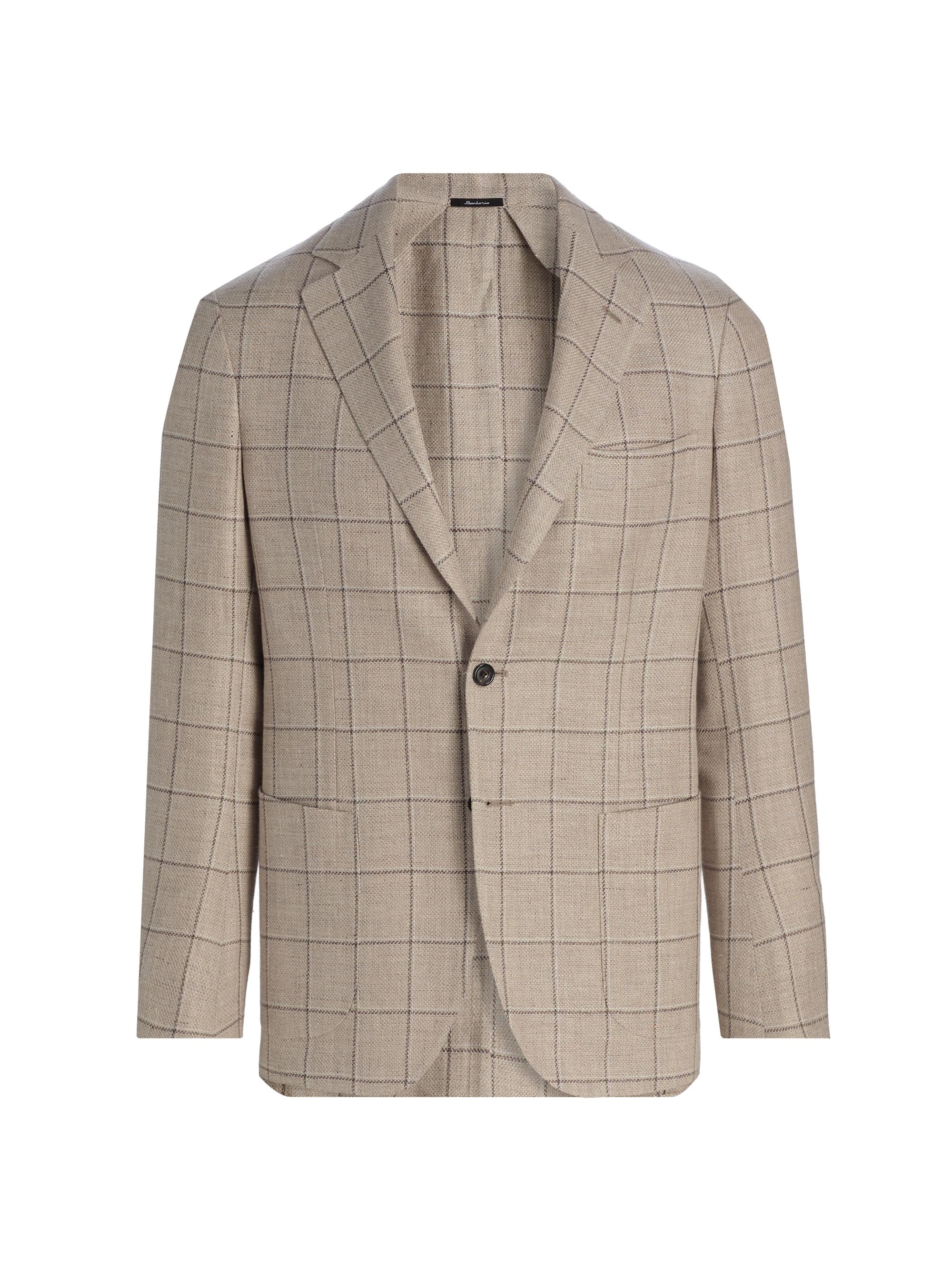 Ralph Lauren Purple Label Kent Windowpane Check Wool-Blend Sport