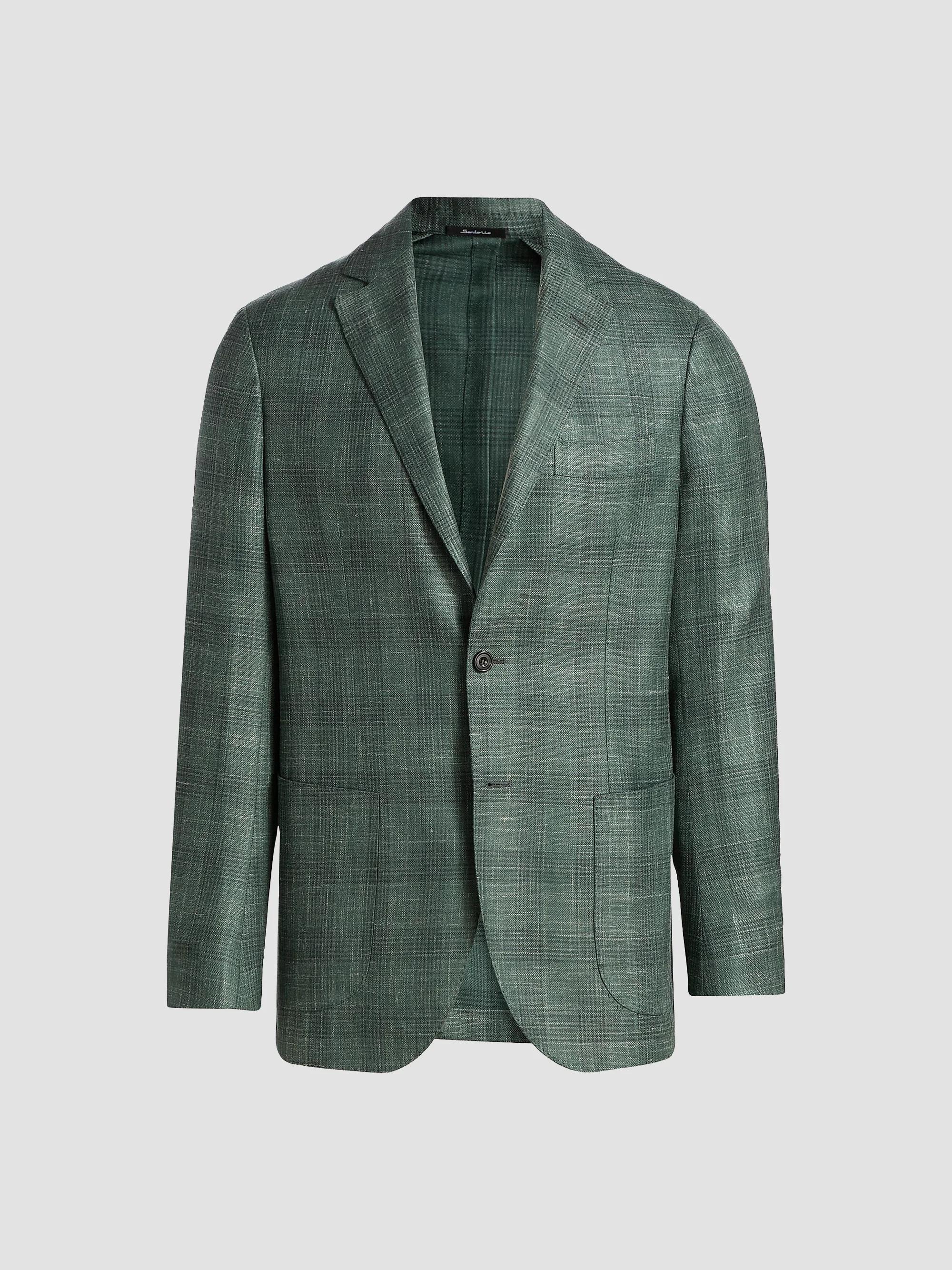Sartorio Napoli Houndstooth Wool-Blend Jacket | Saks Fifth Avenue