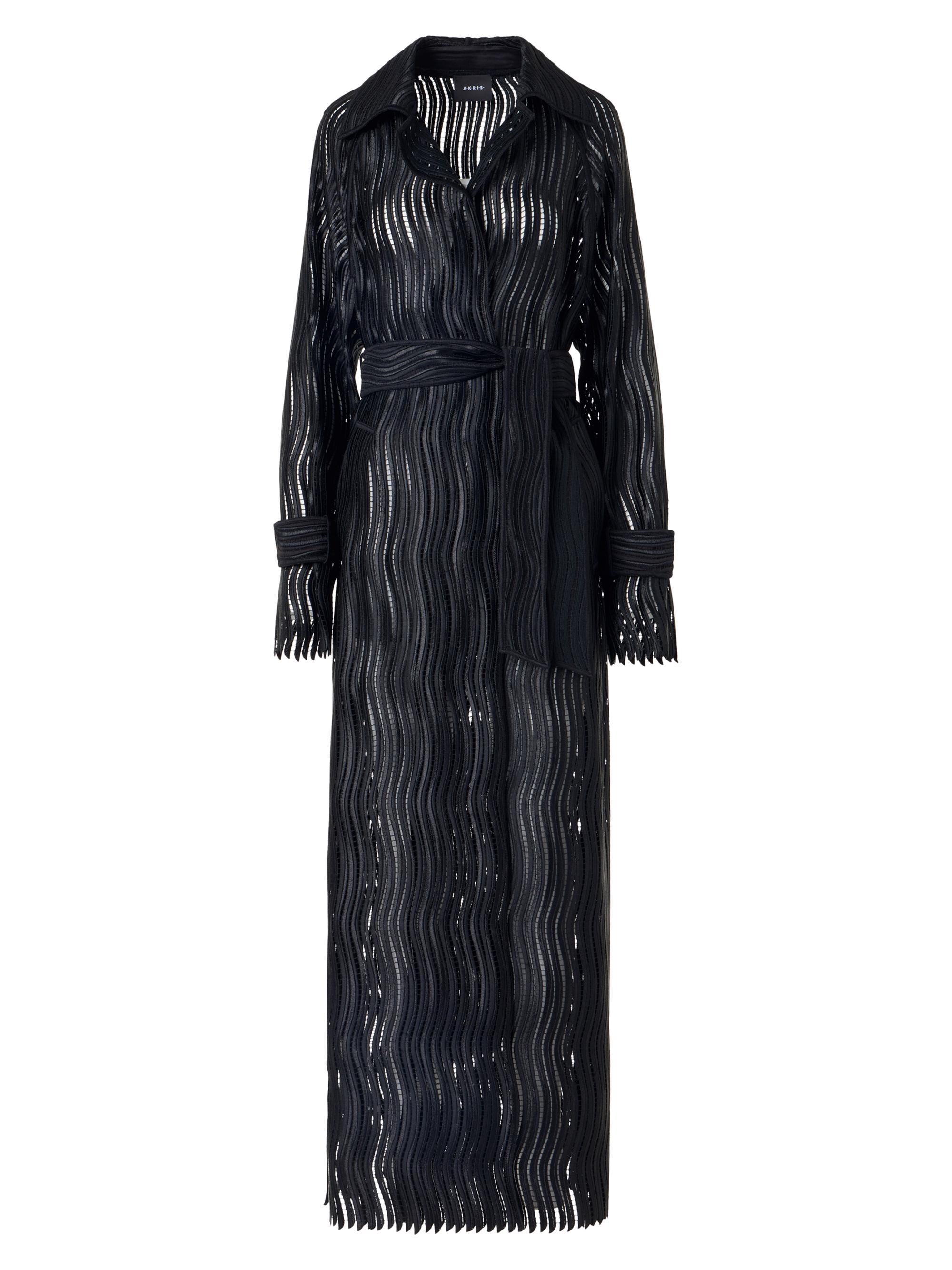 Pleats Please Issey Miyake December Pleated Button-Front Coat