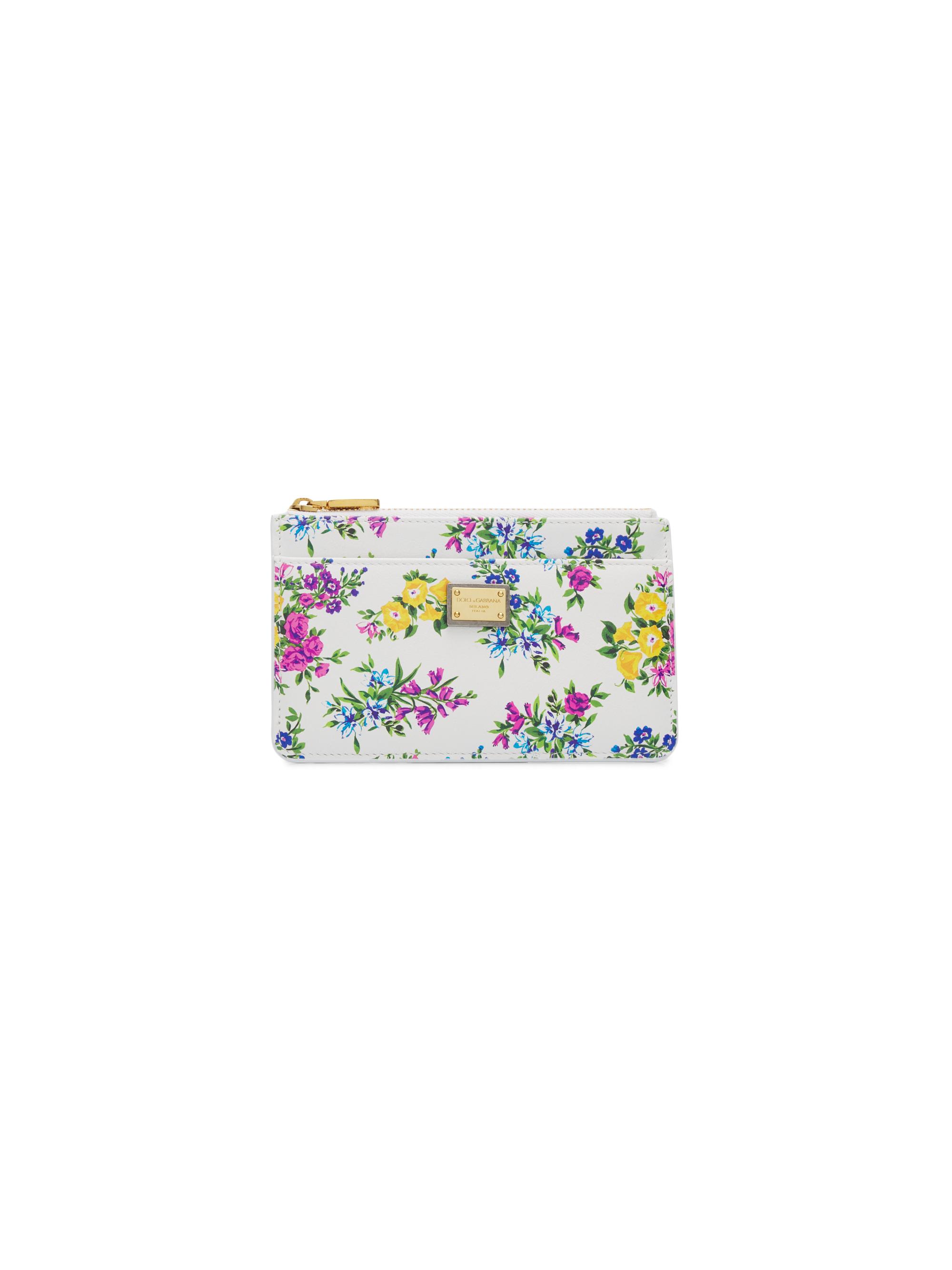 Dolce & Gabbana Women's Floral Leather Card Case - Fiorellini