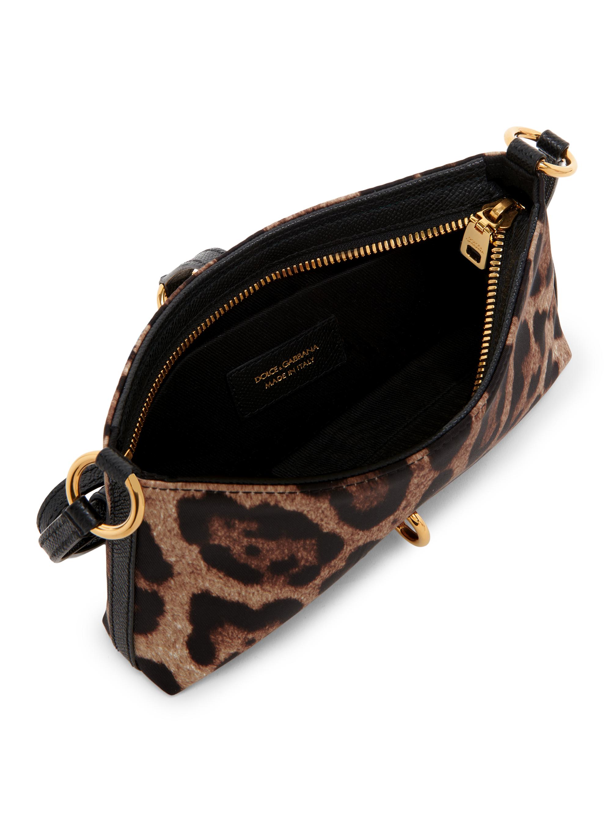 Dolce&Gabbana Leopard-Print Shoulder Bag | Saks Fifth Avenue