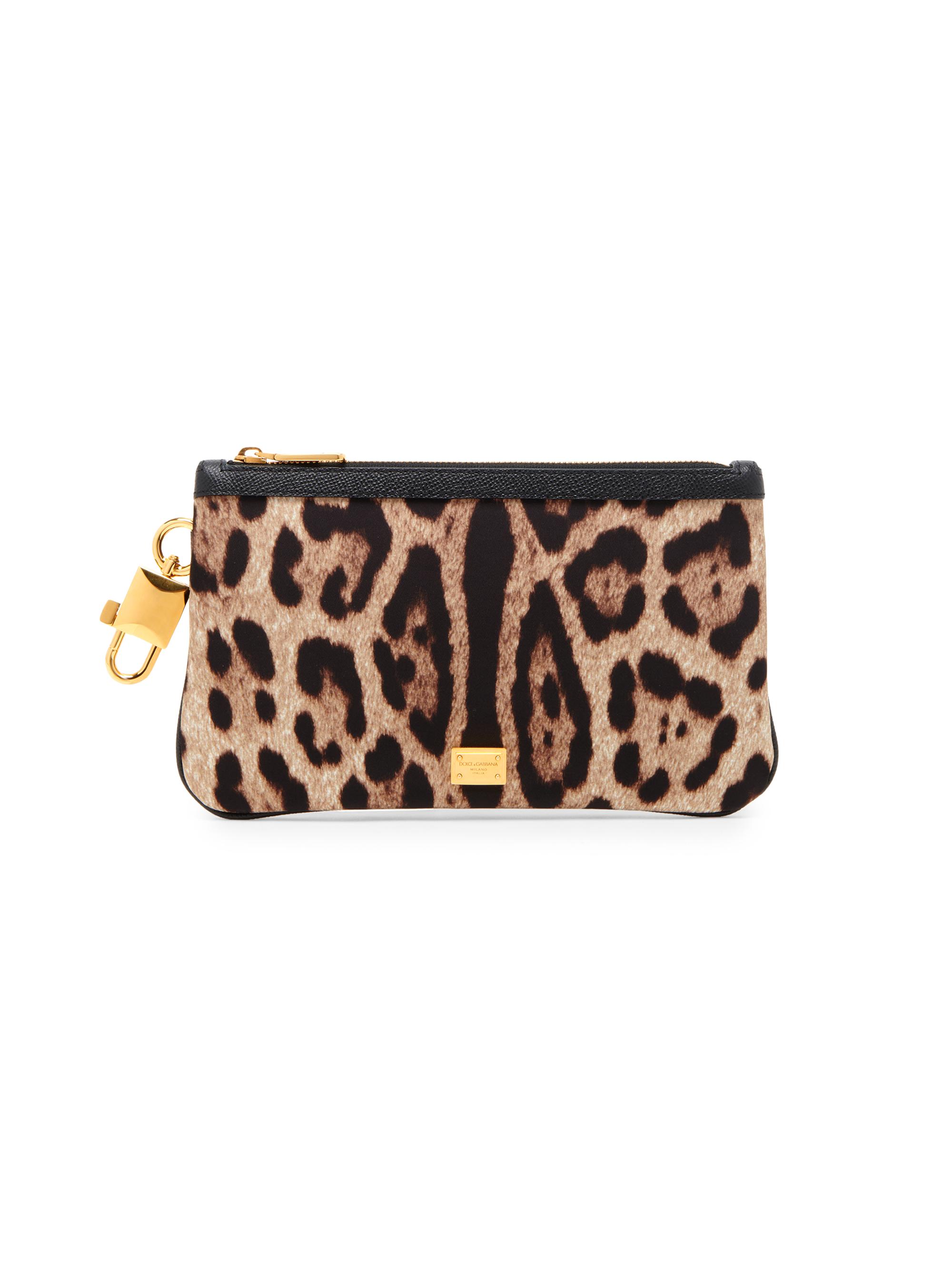 Dolce & Gabbana Women's Necessaire Leopard-Print Pouch - Leopard