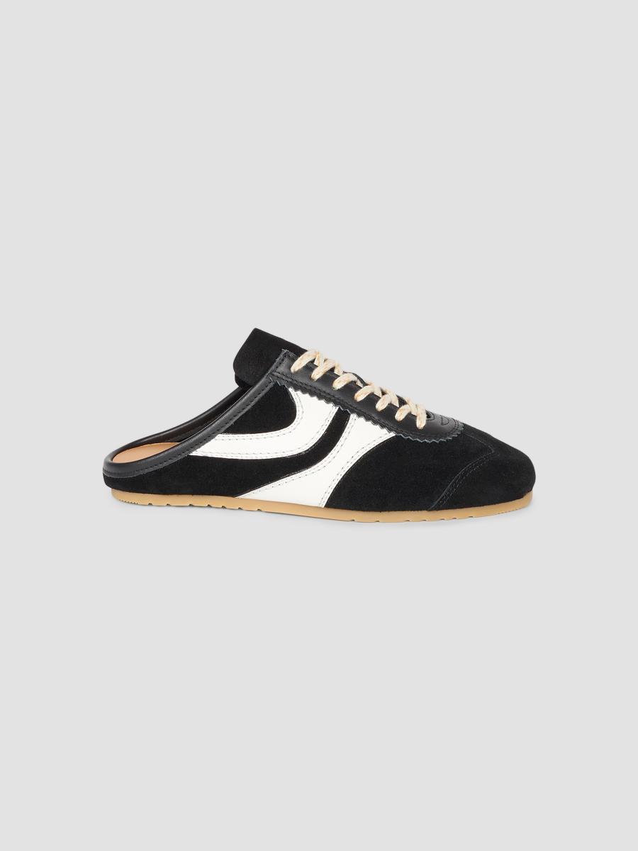 Dries Van Noten Suede & Leather Sneaker ​Mules | Saks Fifth Avenue