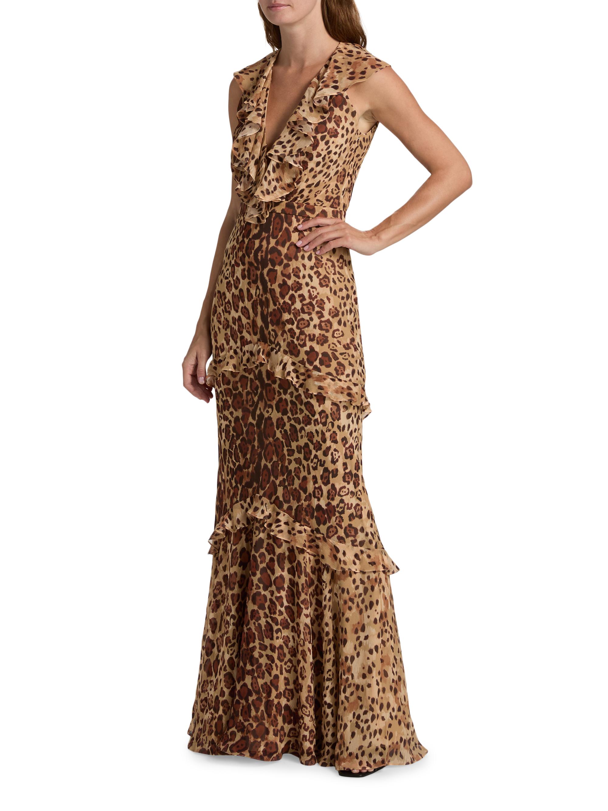 Saloni Rita Dress - Cheetah - 2