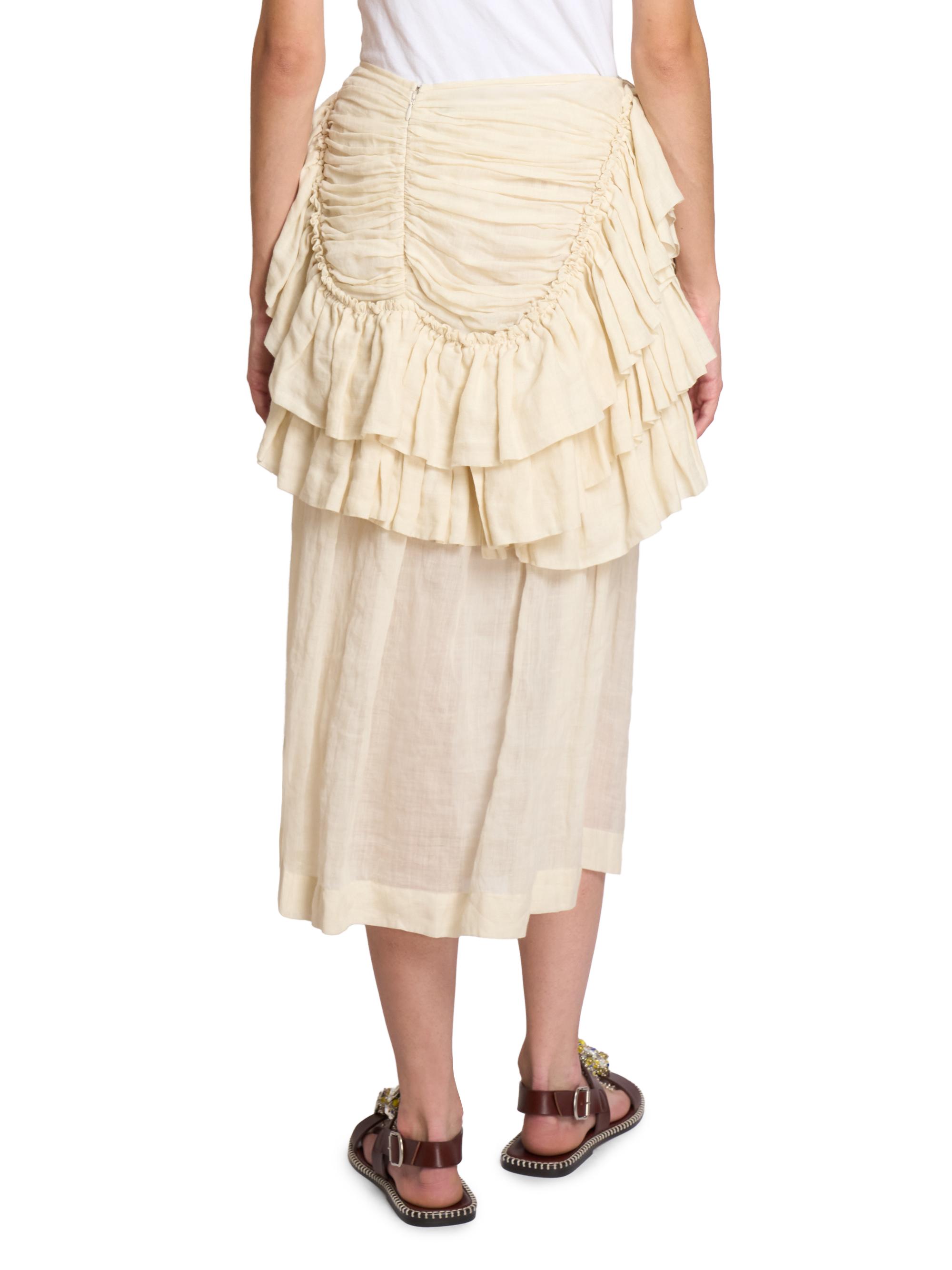 Dries Van Noten Shelby Ruffled Layered Skirt | Saks Fifth Avenue